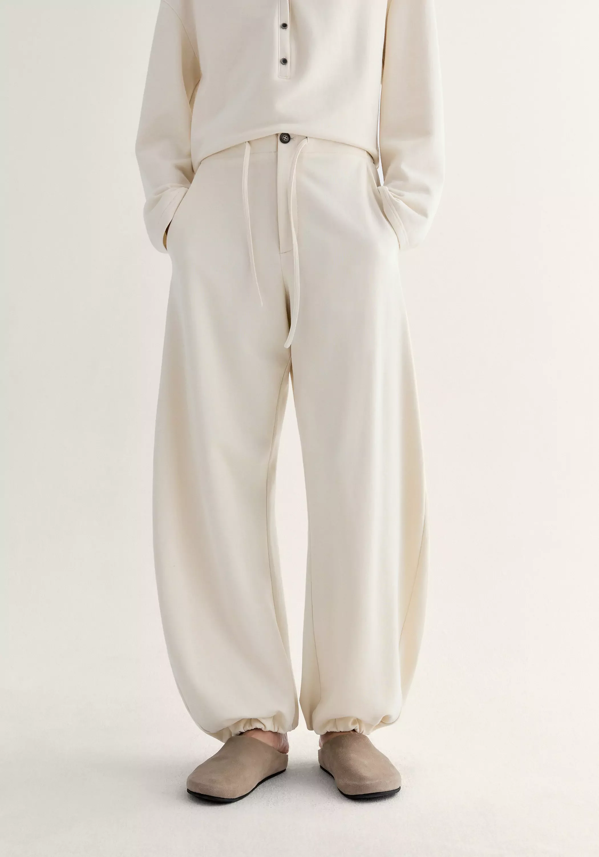 Seamless Drawstring Knit Joggers - Image 18