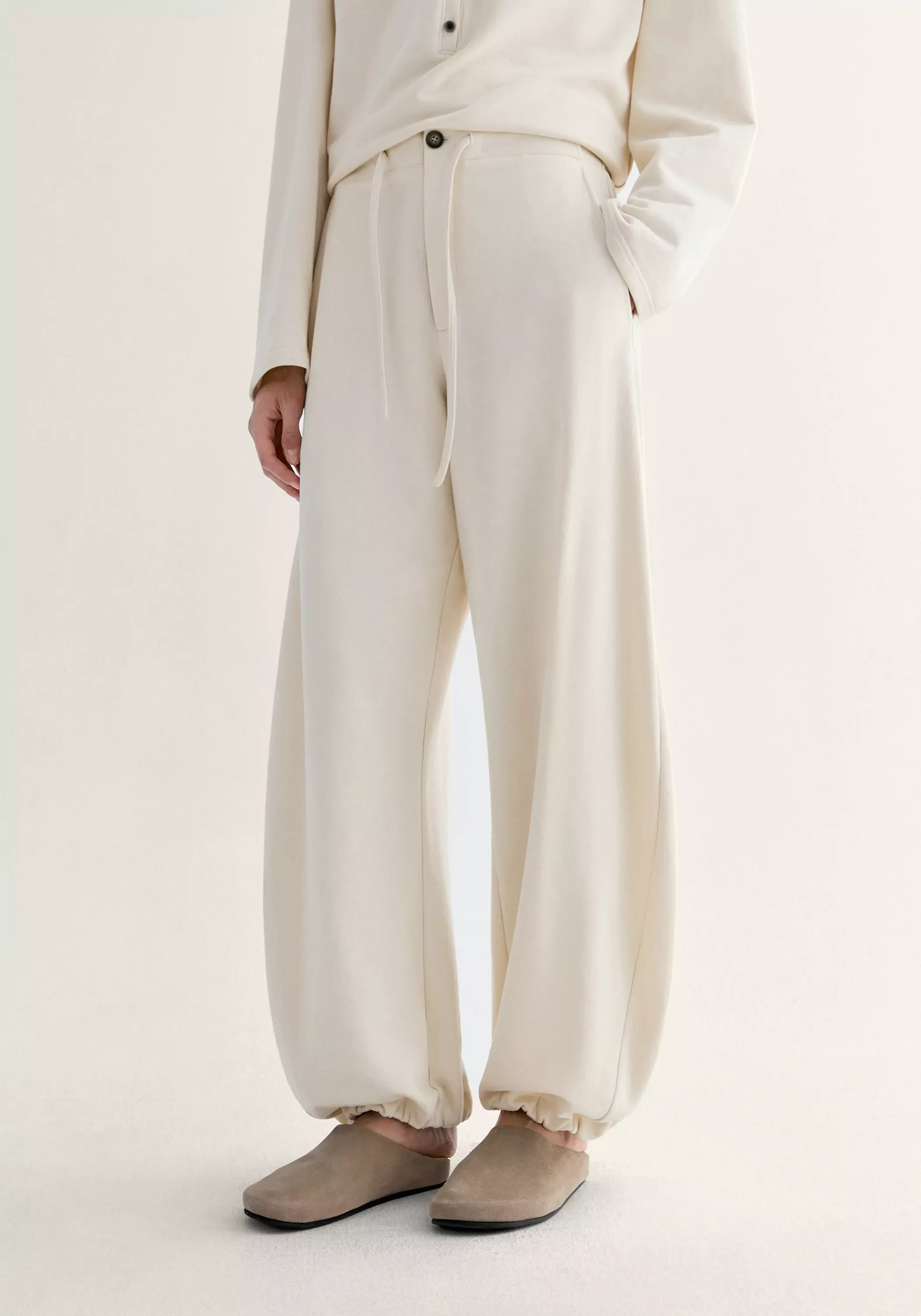 Seamless Drawstring Knit Joggers - Image 19