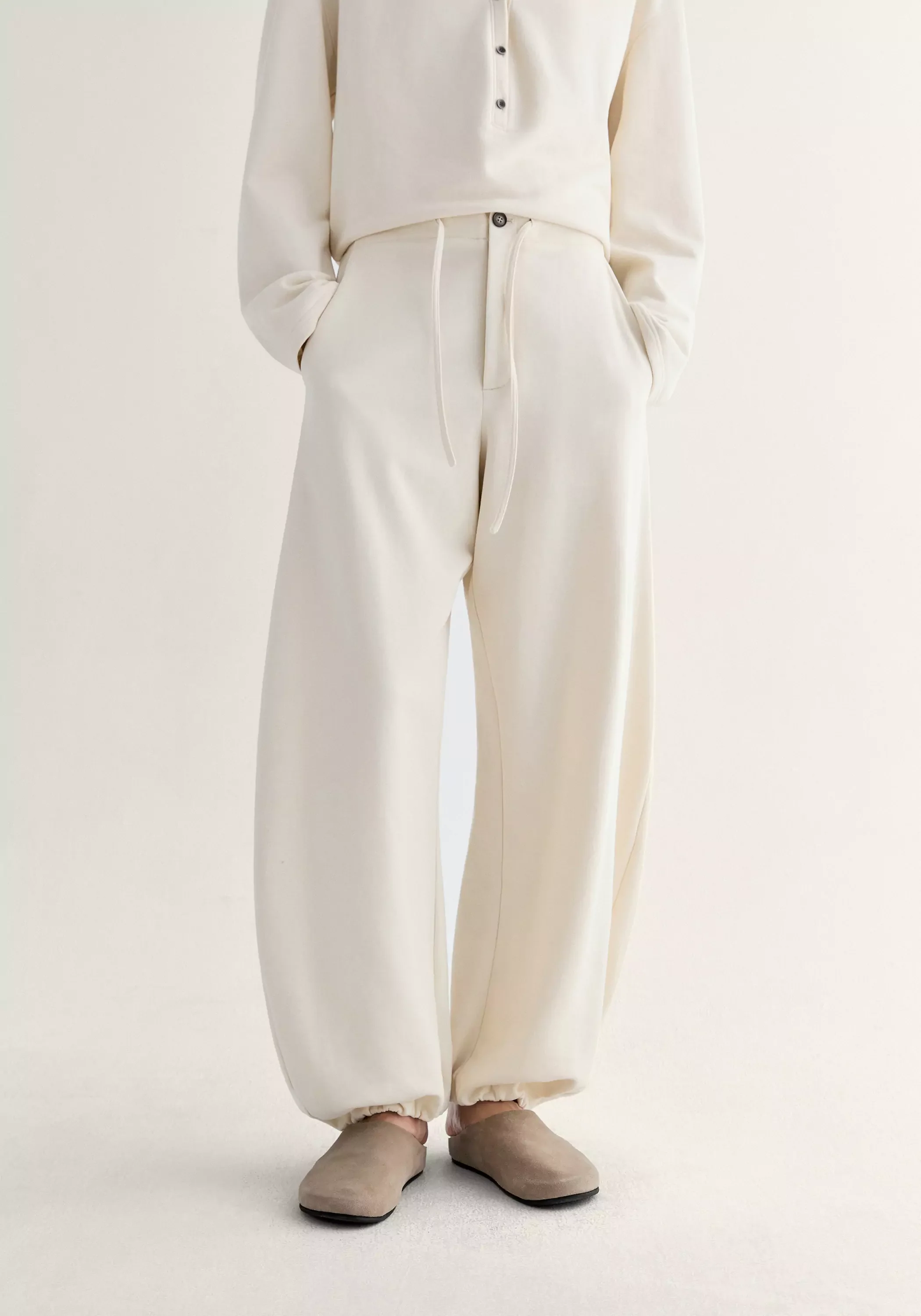 Seamless Drawstring Knit Joggers - Image 20