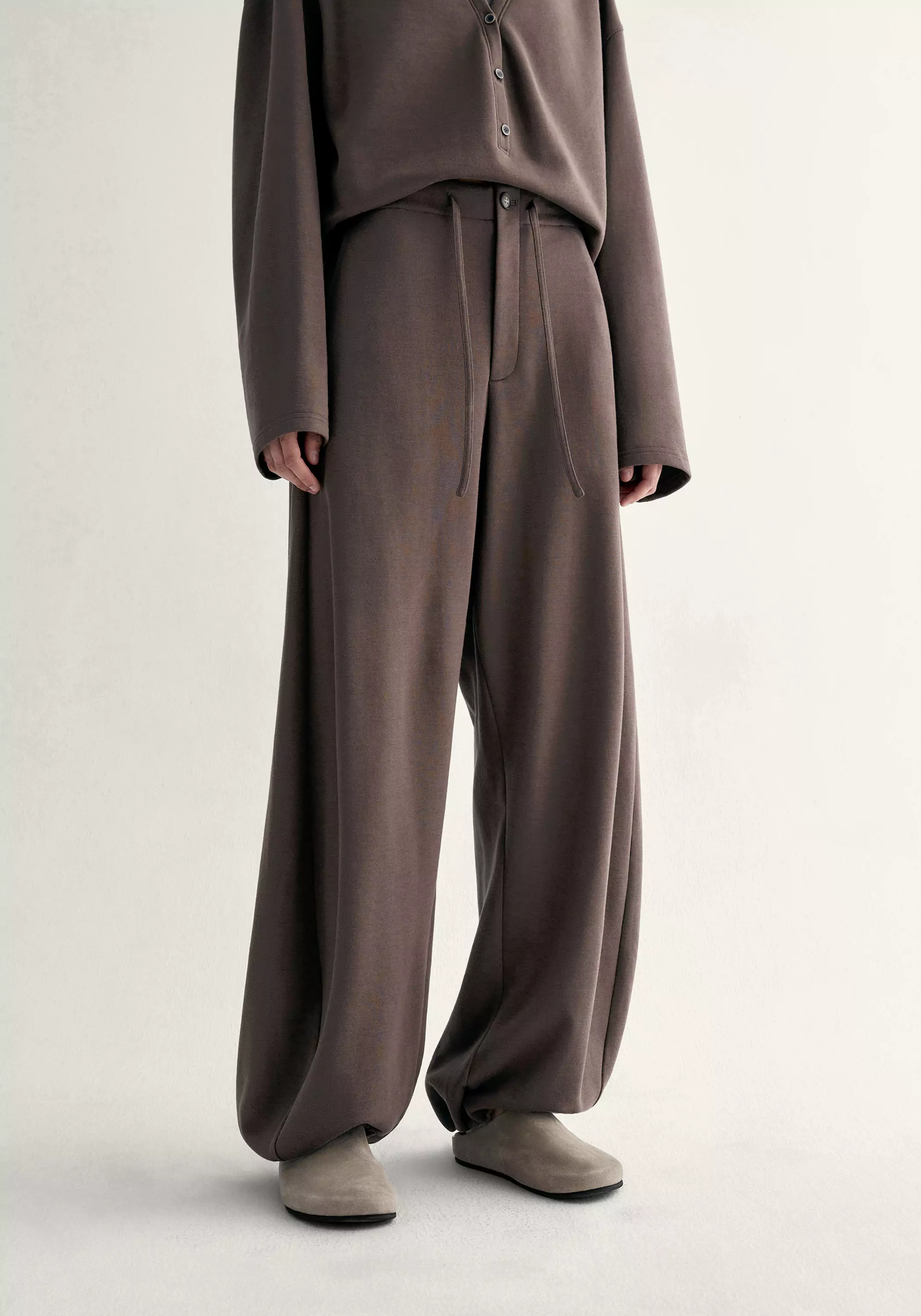 Seamless Drawstring Knit Joggers - Image 7