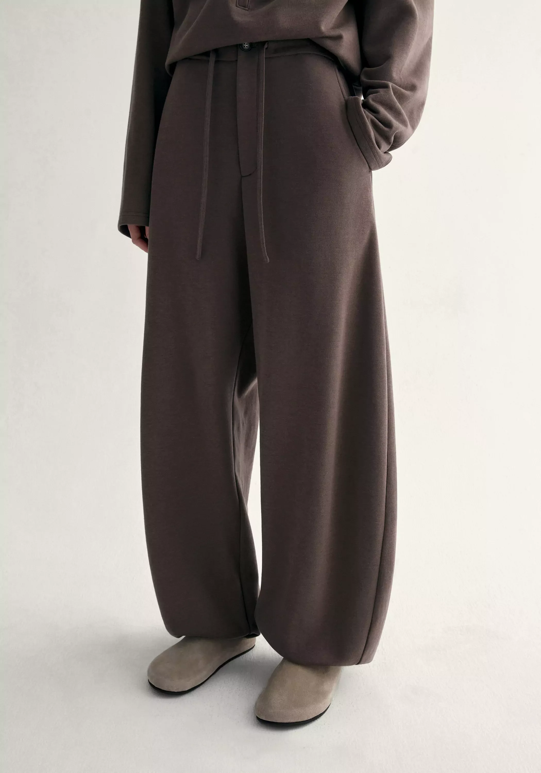 Seamless Drawstring Knit Joggers - Image 8