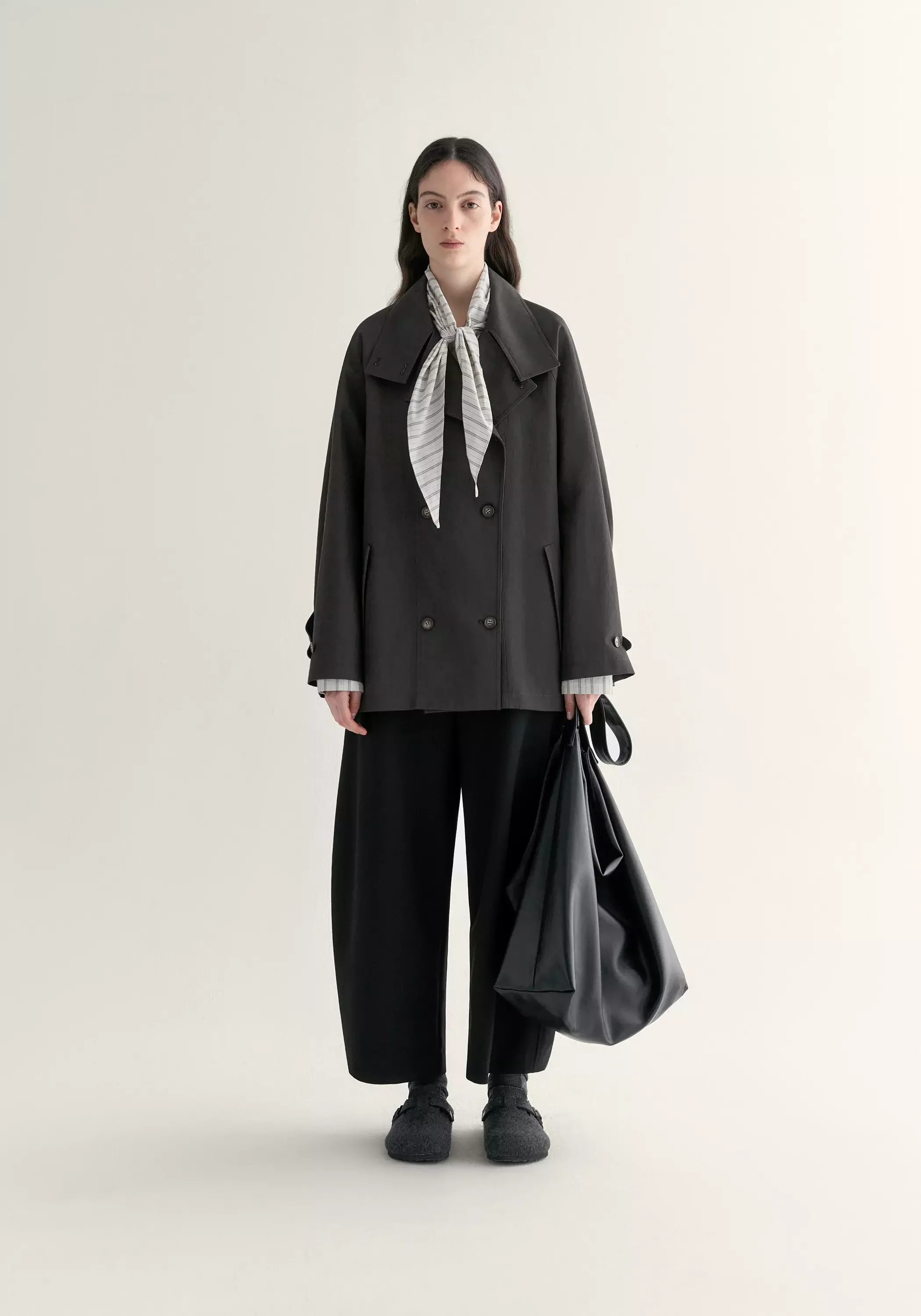 Cocoon Trench Coat - Image 15