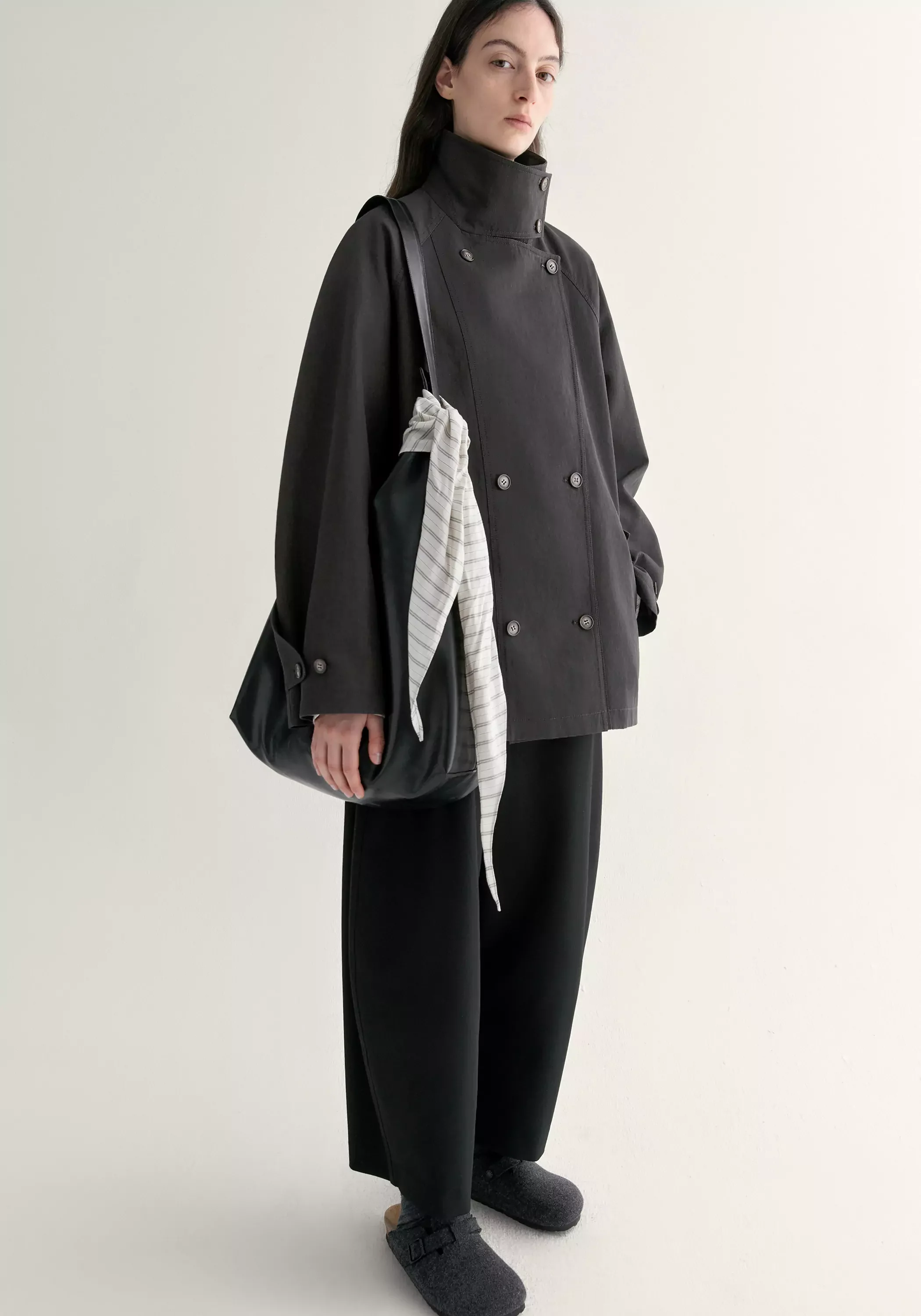 Cocoon Trench Coat - Image 18