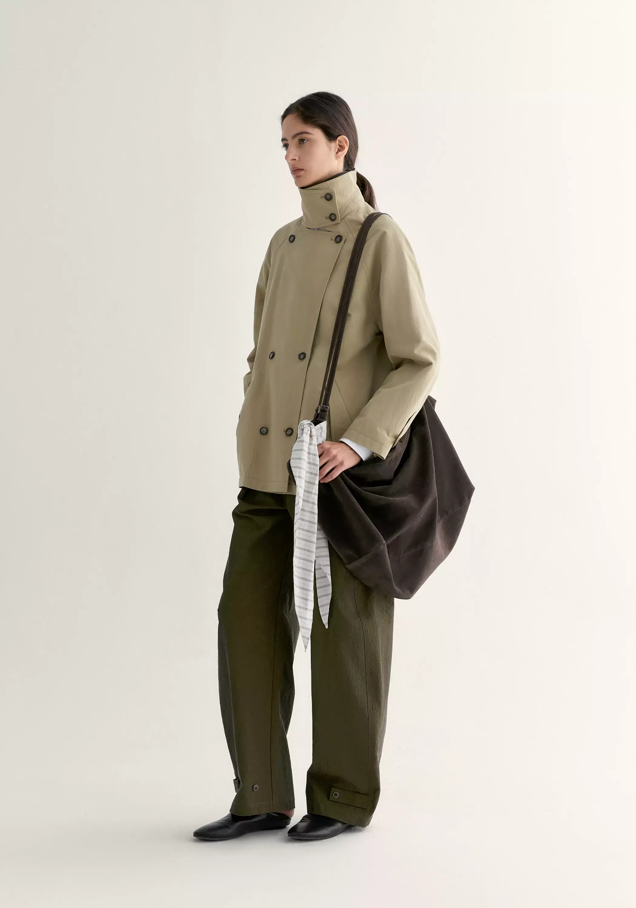 Cocoon Trench Coat - Image 4