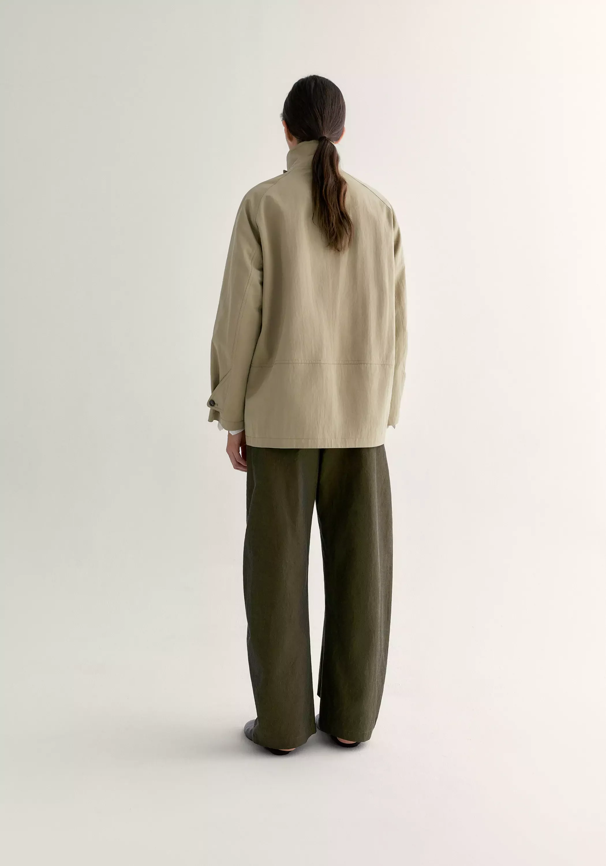 Cocoon Trench Coat - Image 6
