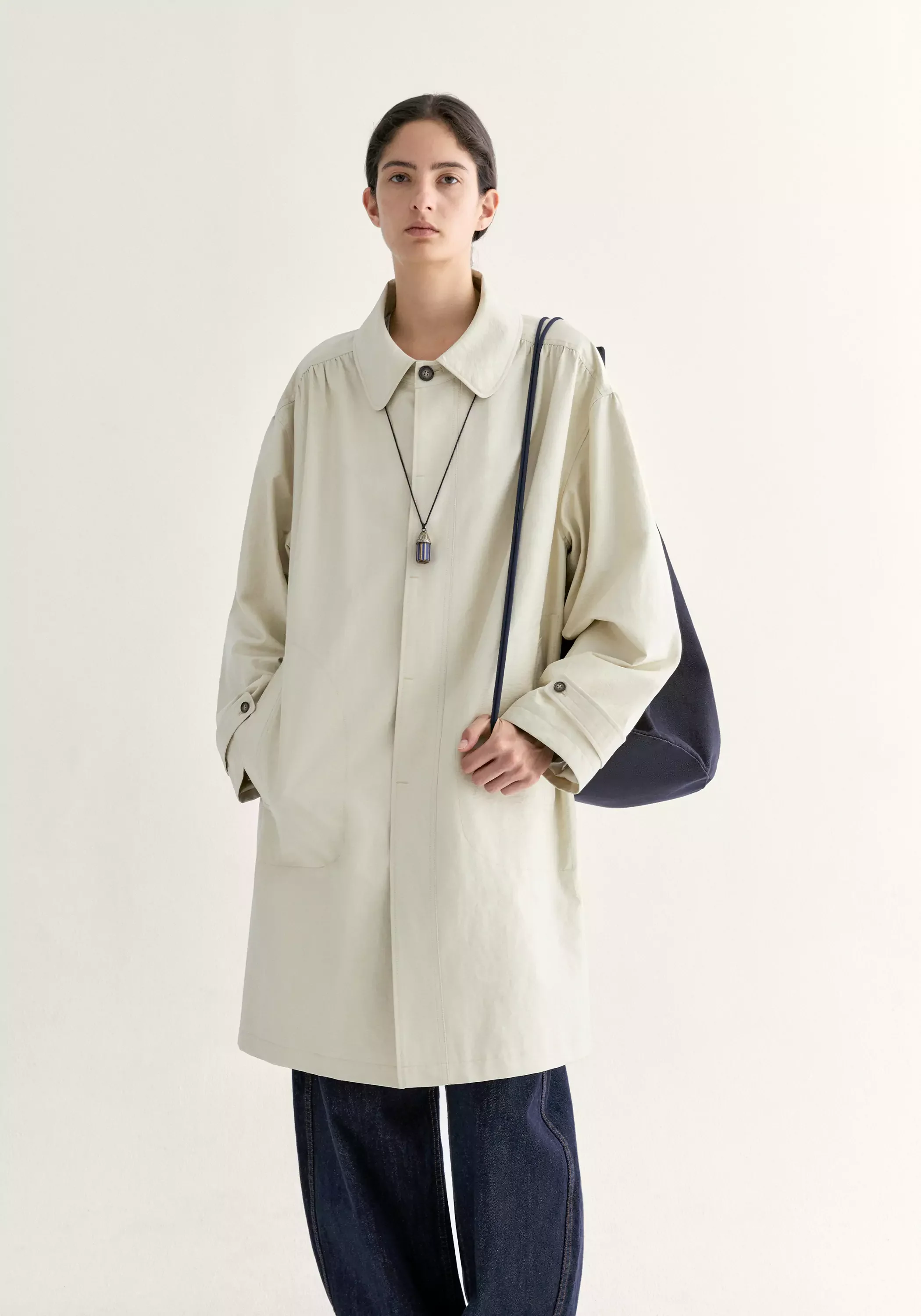 Long Coated Trench - Image 12