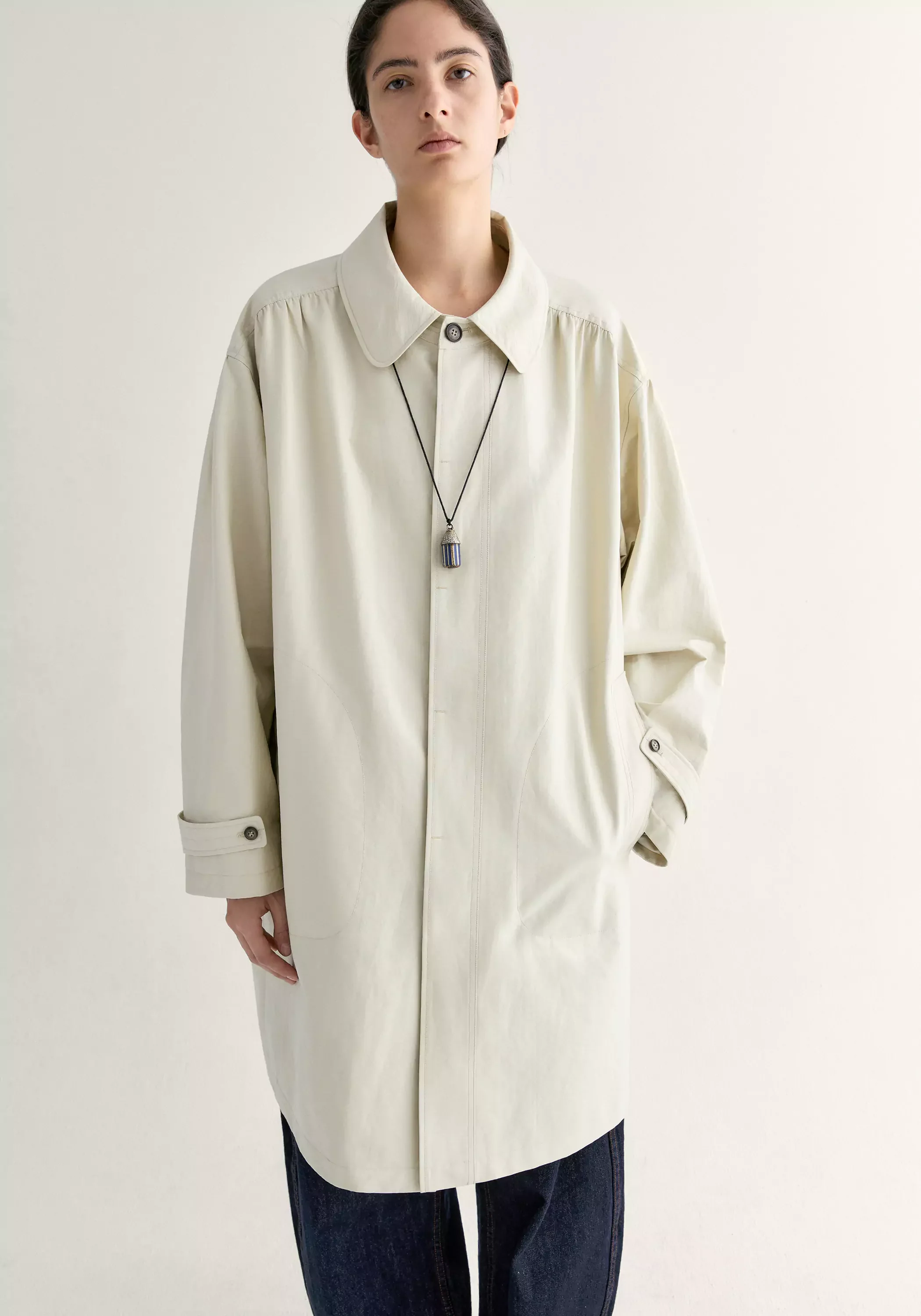 Long Coated Trench - Image 13