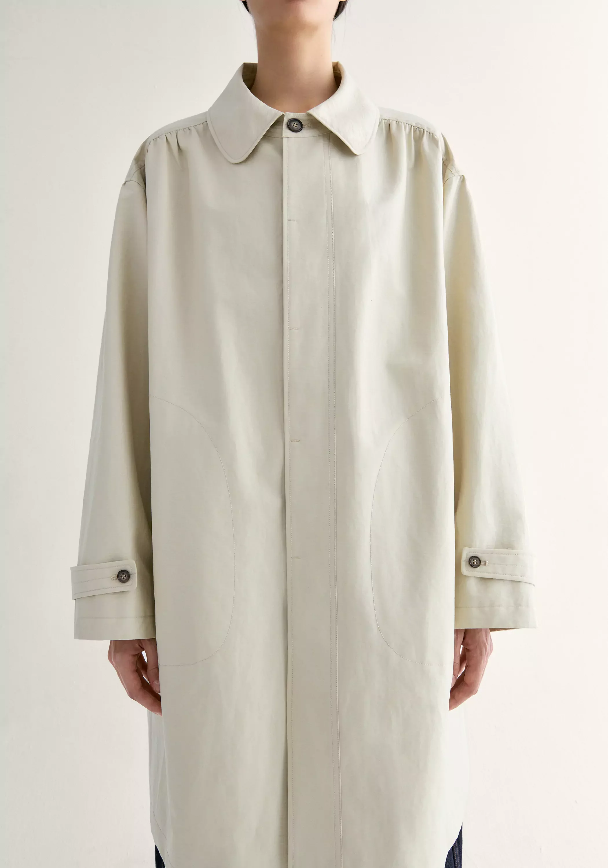 Long Coated Trench - Image 15