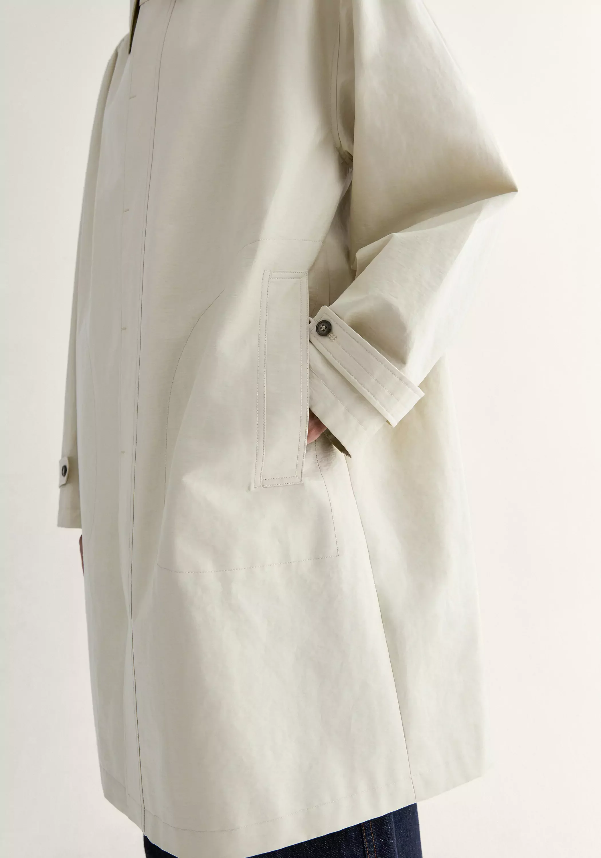 Long Coated Trench - Image 16