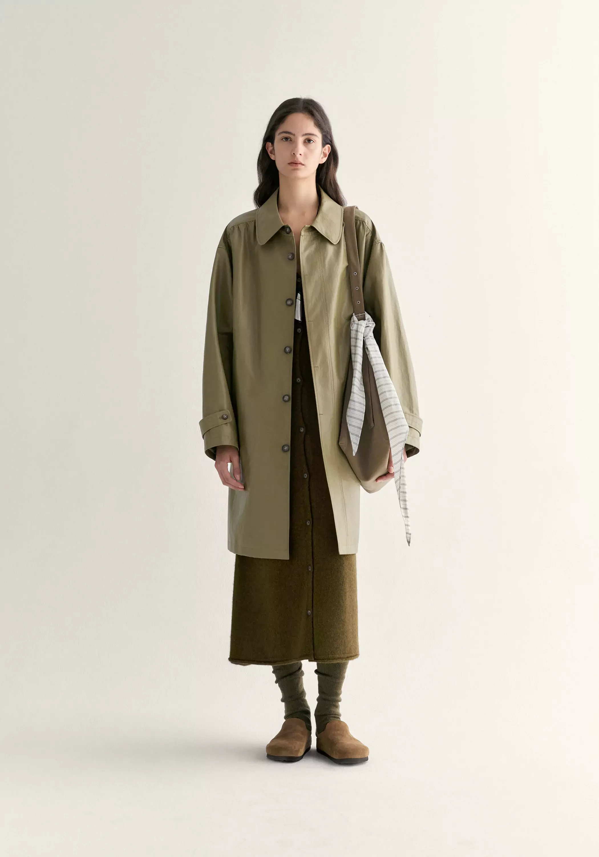 Long Coated Trench - Image 2