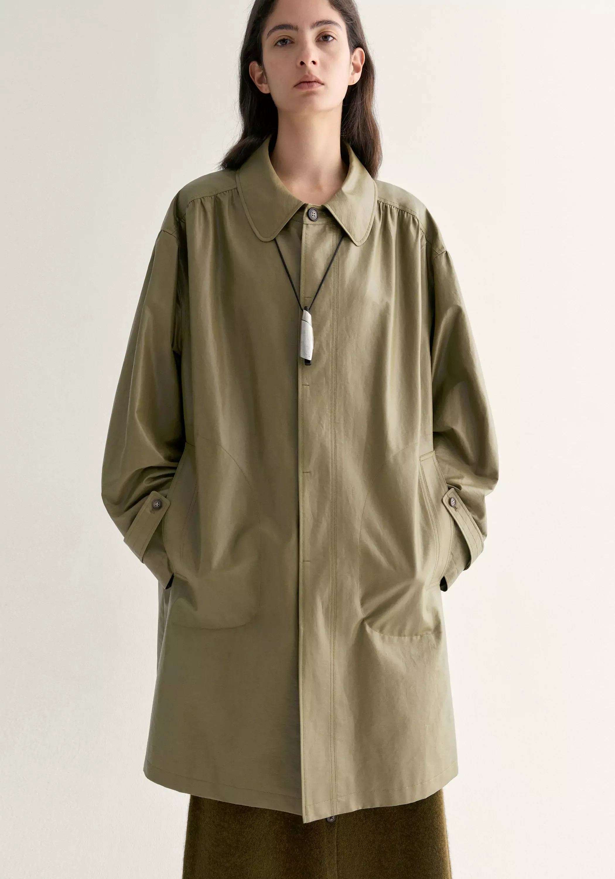Long Coated Trench - Image 6