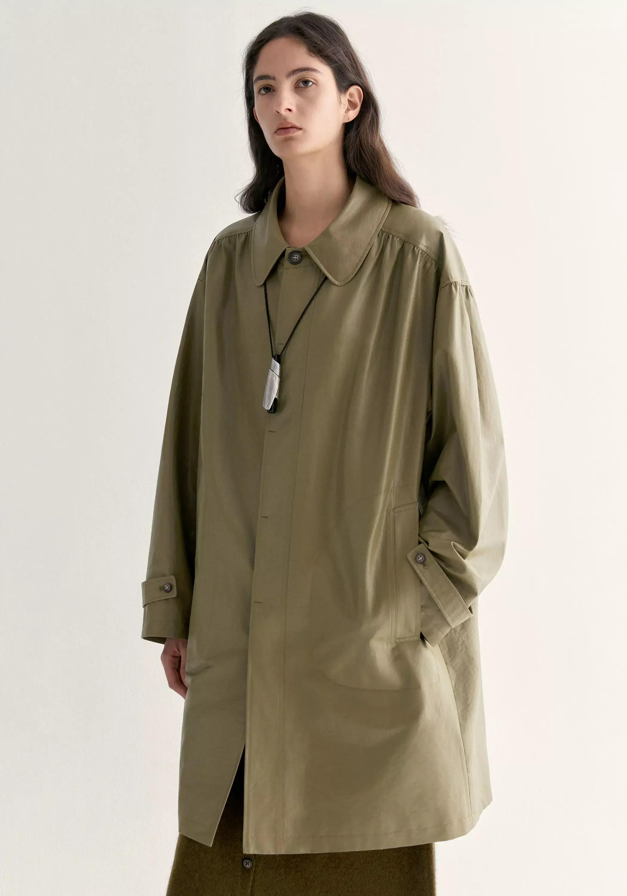 Long Coated Trench - Image 7
