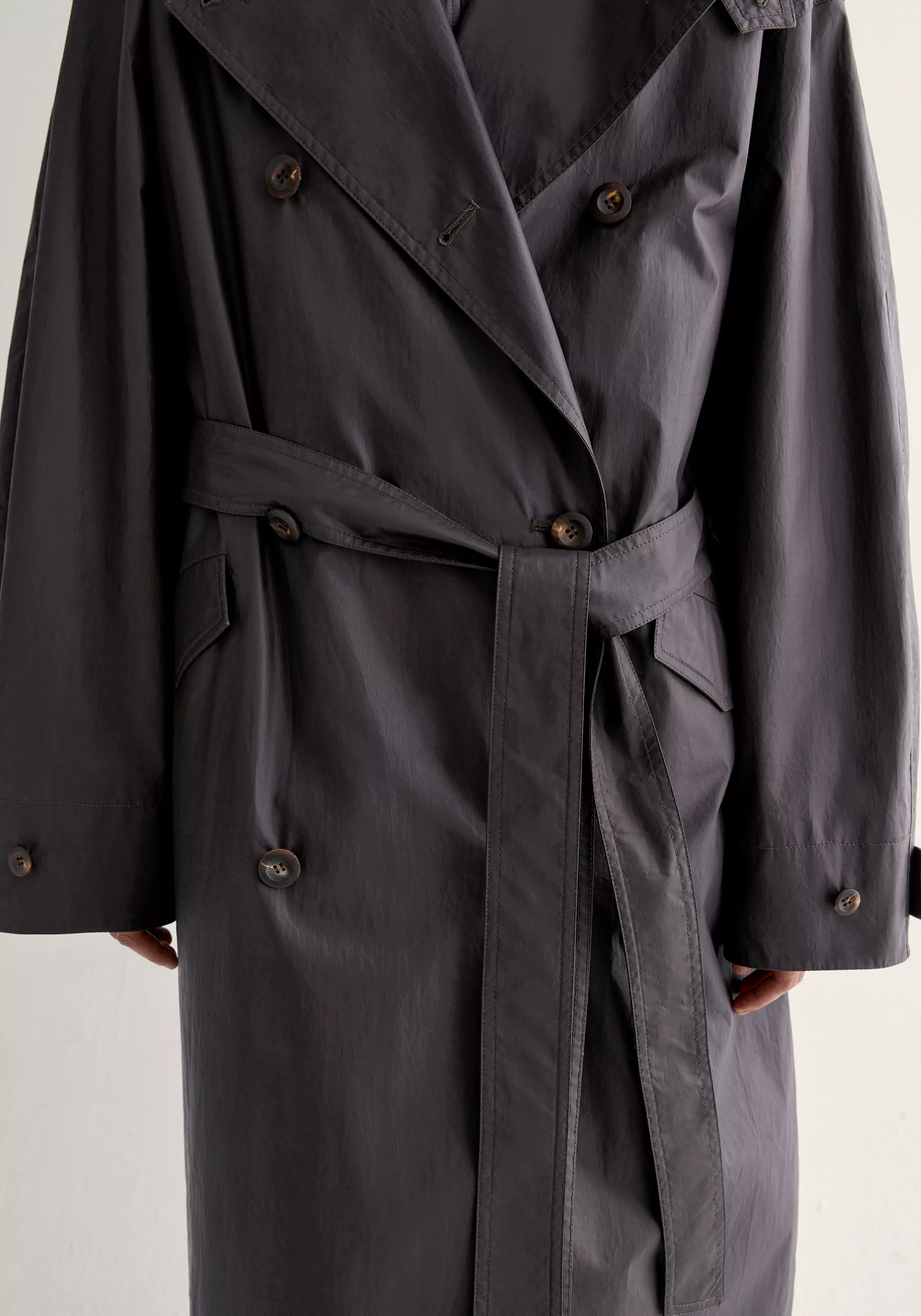 Long Coated Trench - Image 11