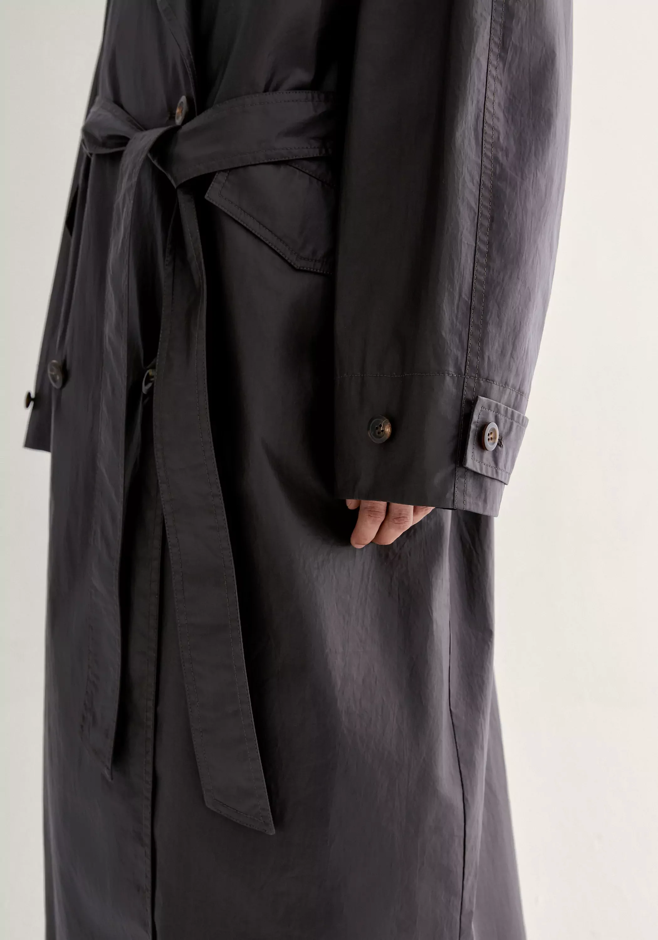 Long Coated Trench - Image 13