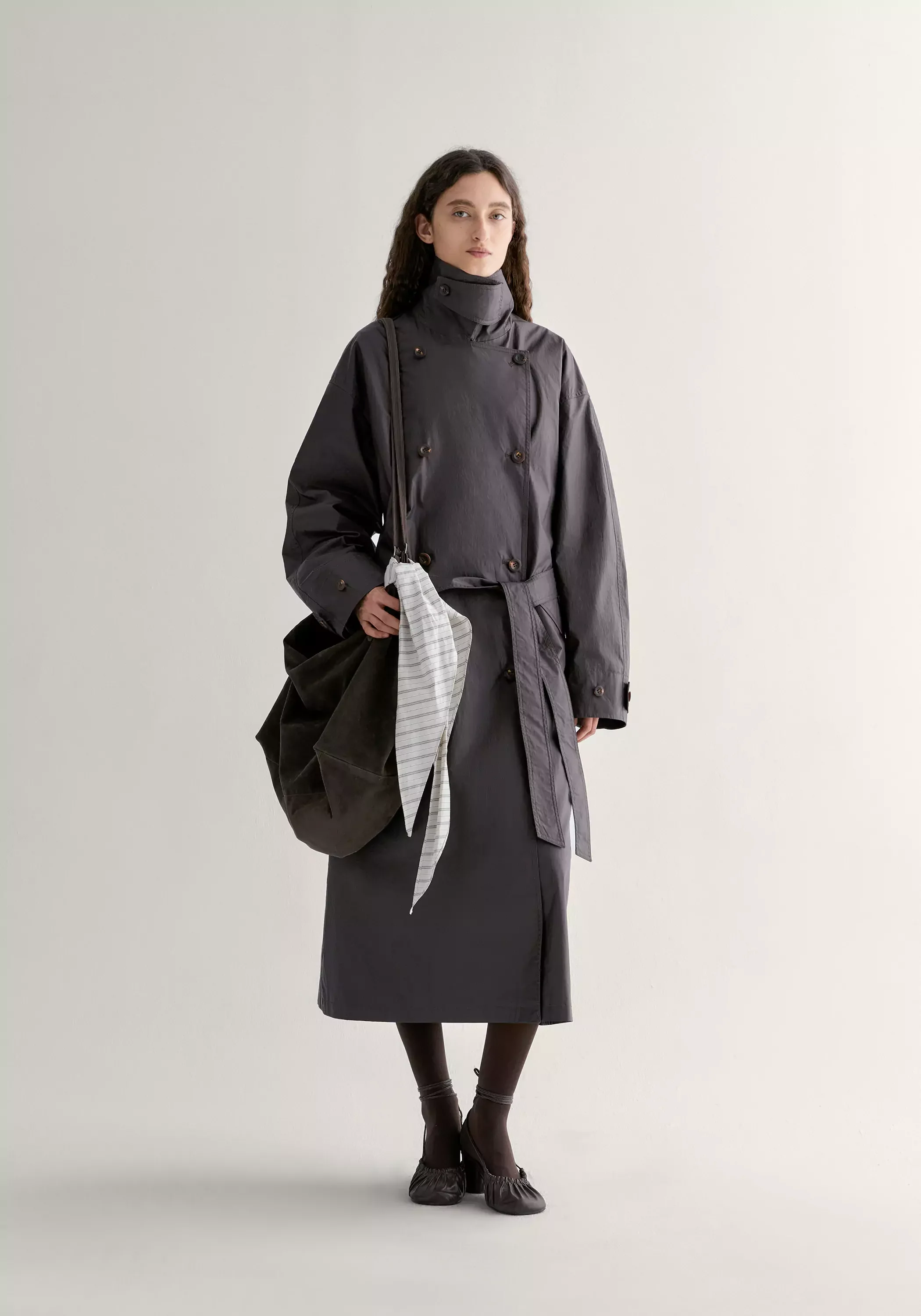 Long Coated Trench - Image 2