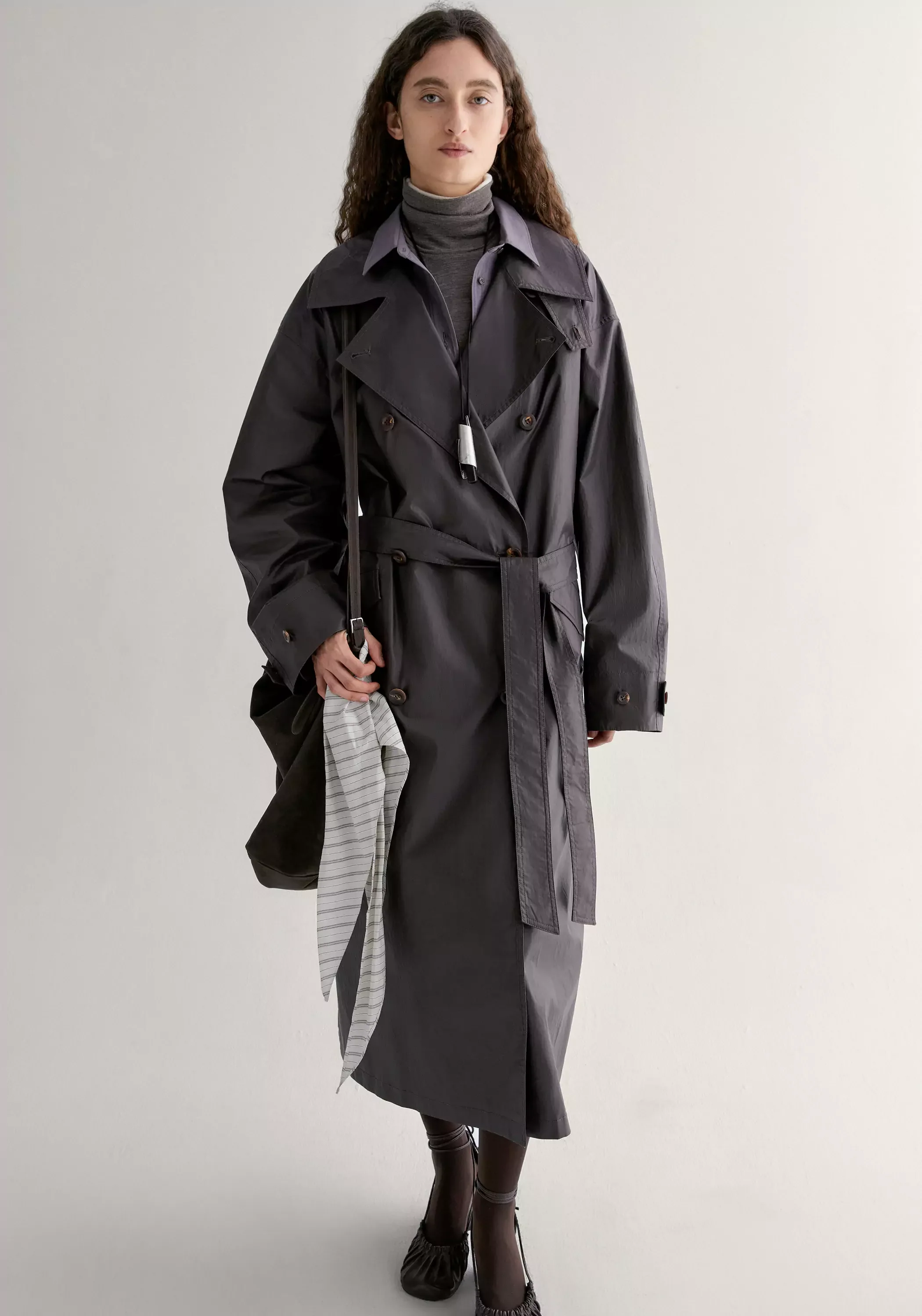 Long Coated Trench - Image 6