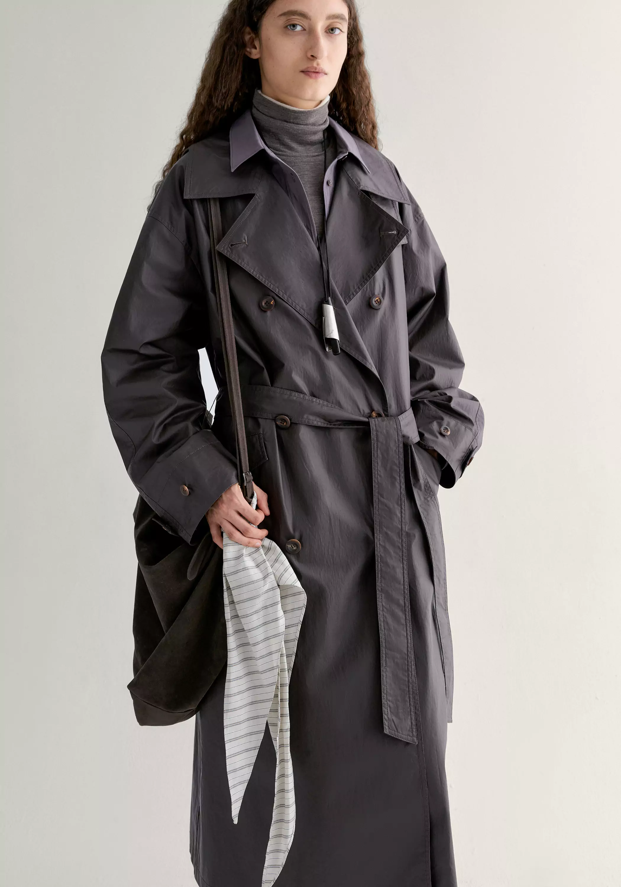 Long Coated Trench - Image 7