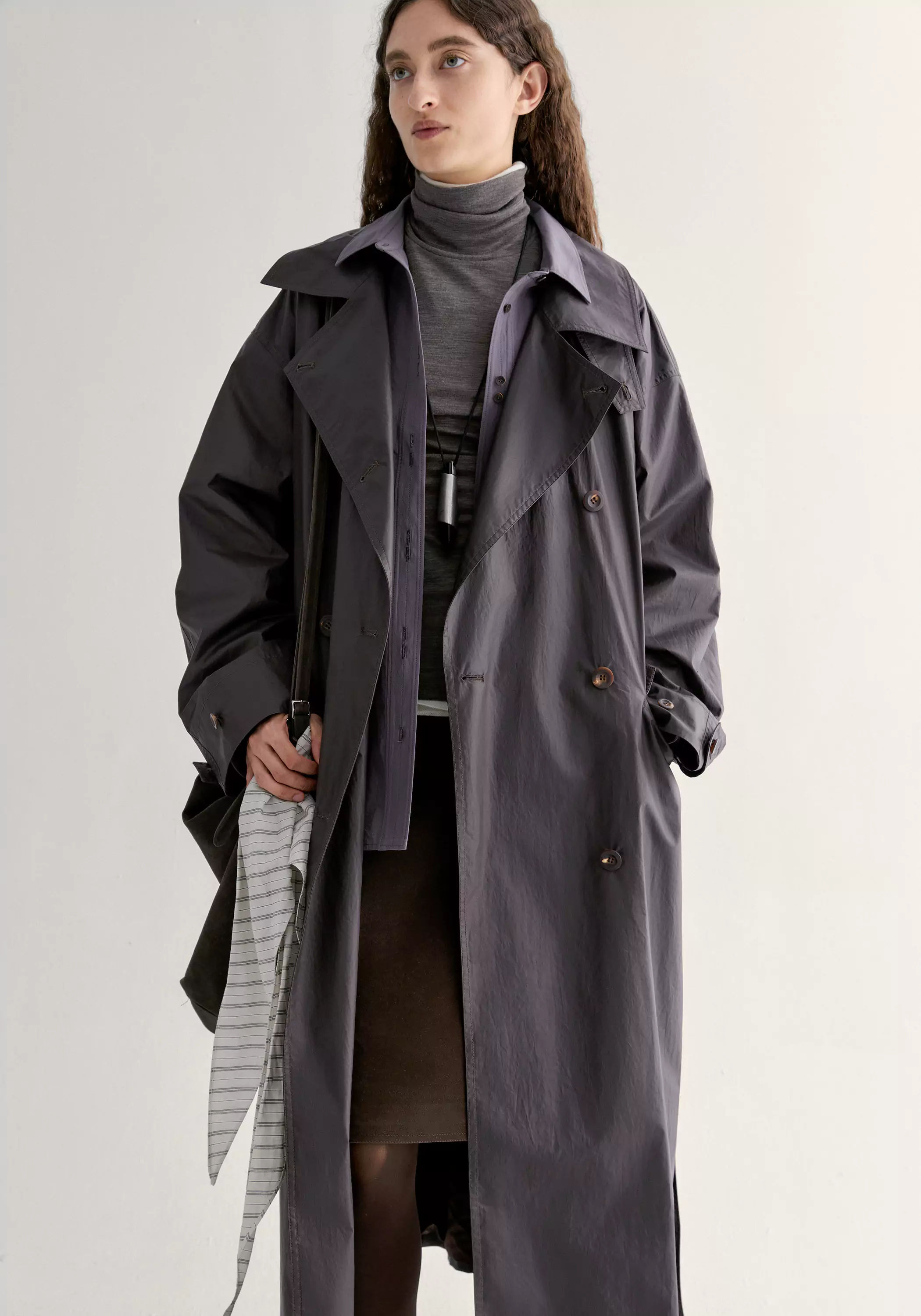 Long Coated Trench - Image 8