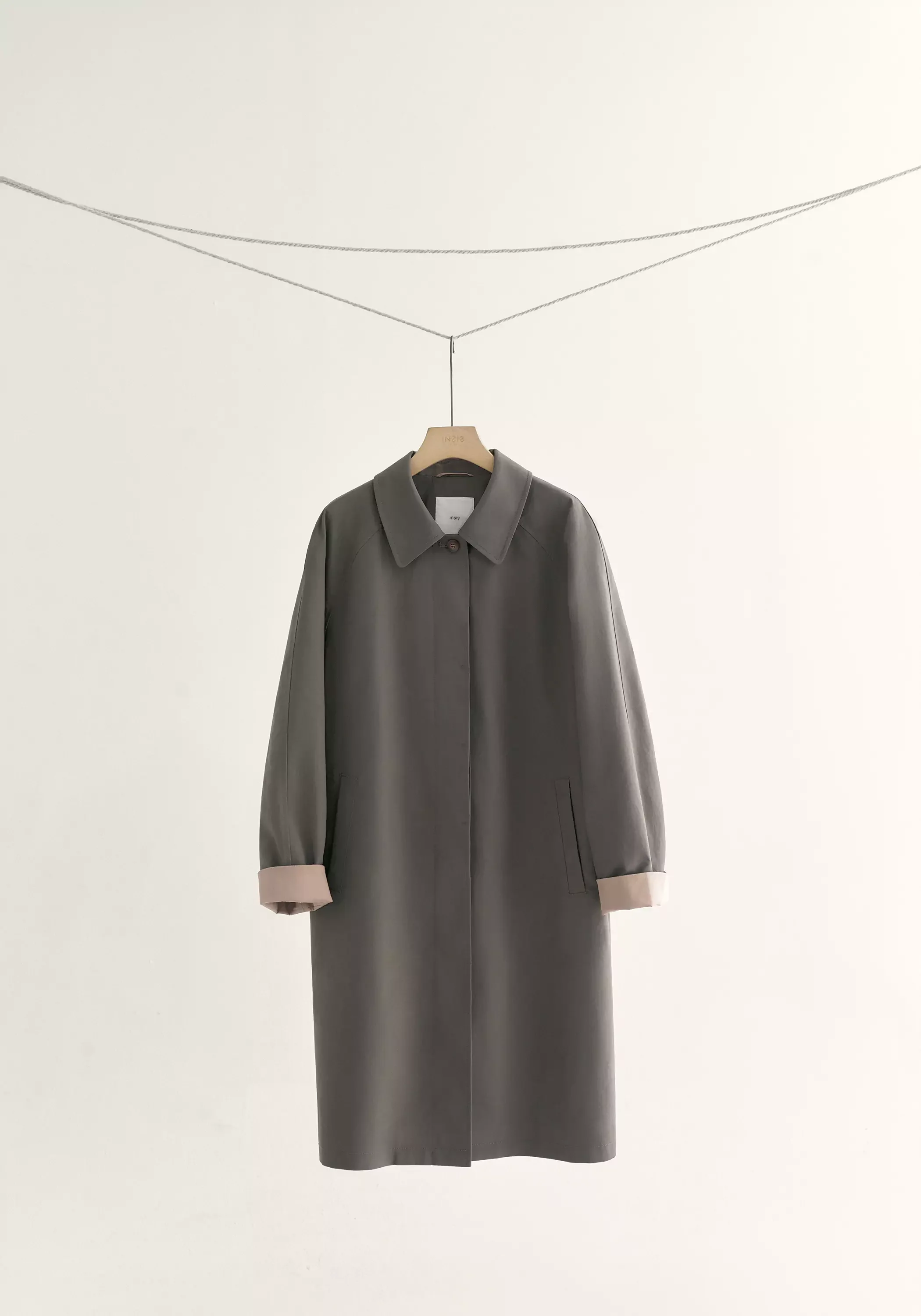 Cotton Straight Trench Coat - Image 22