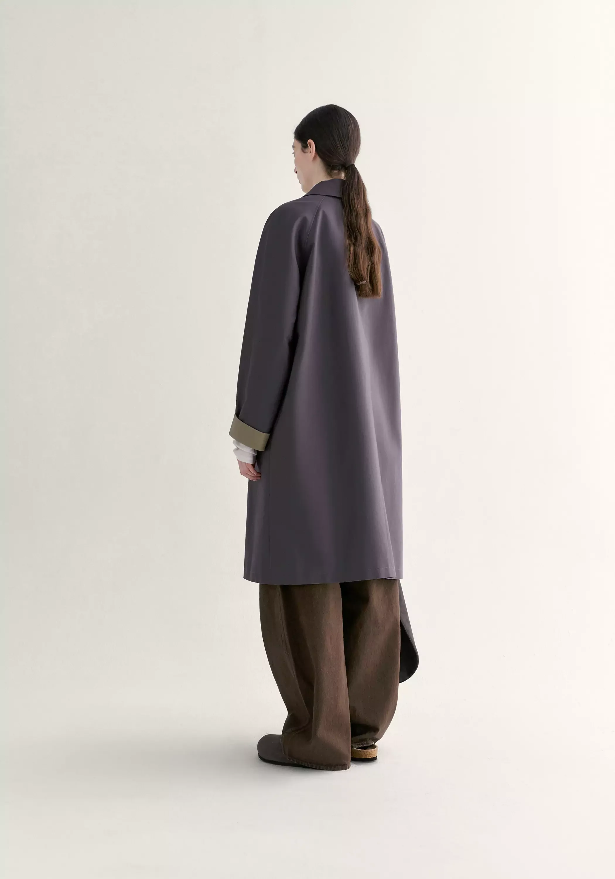 Cotton Straight Trench Coat - Image 6