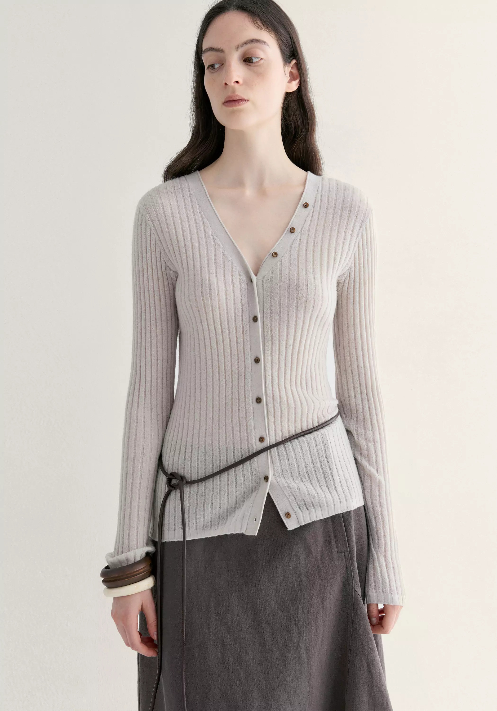 Reversible Knit Cardigan - Image 6