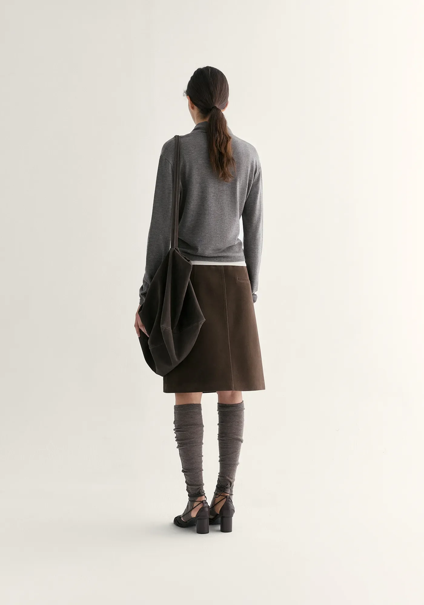 Asymmetric Merino Wool Cardigan - Image 18