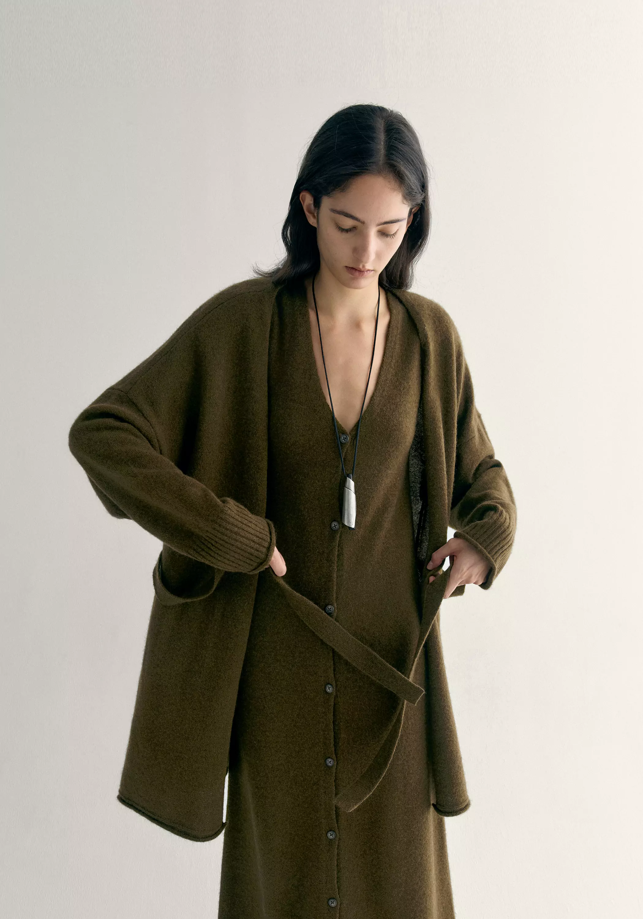 Yak Wool Knitted Cardigan