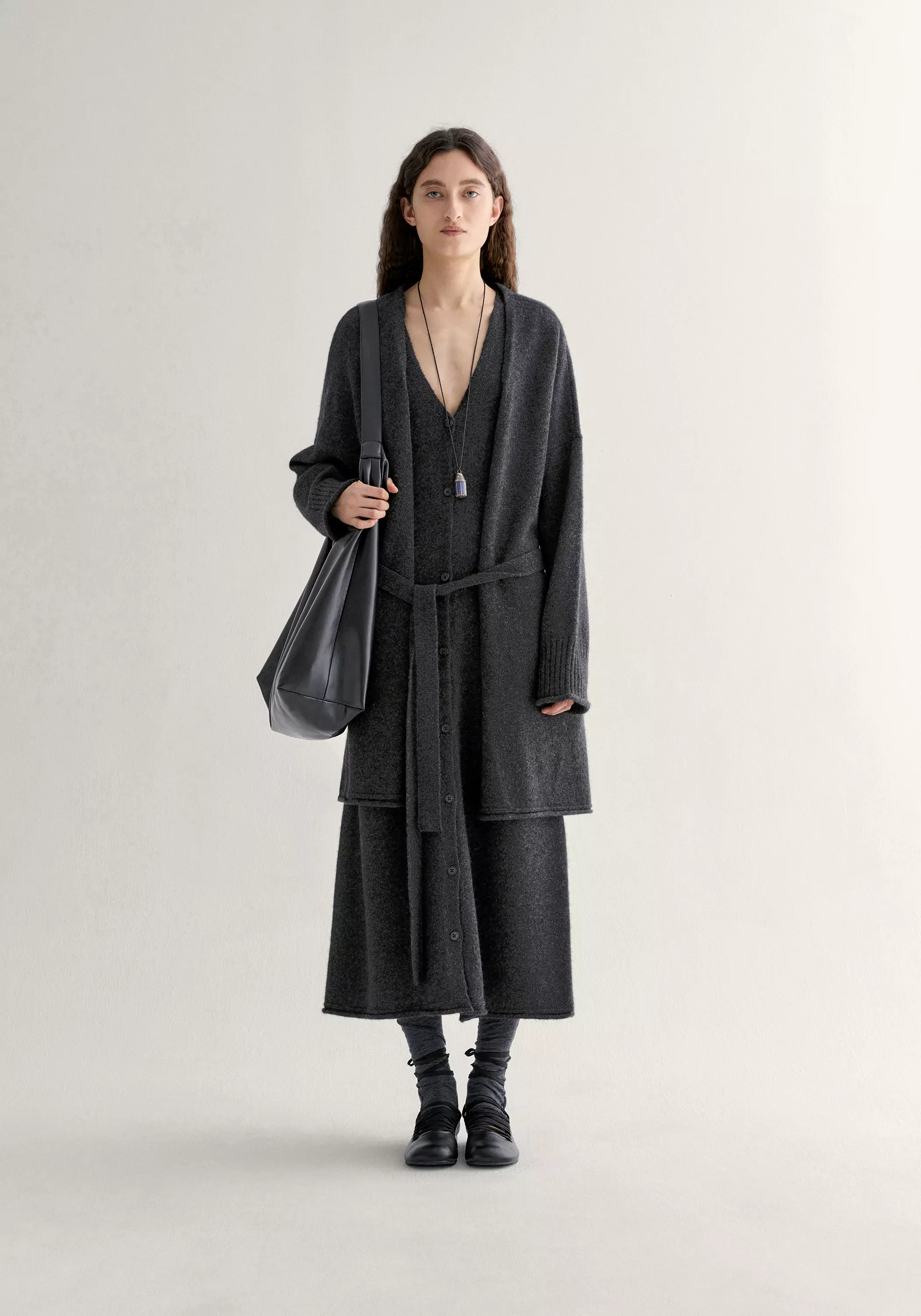 Yak Wool Knitted Cardigan - Image 10