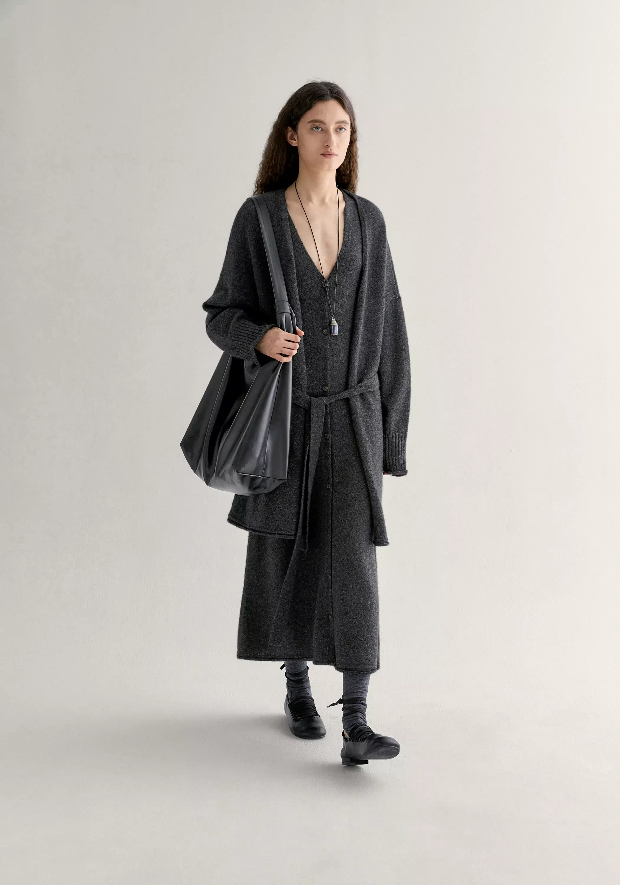 Yak Wool Knitted Cardigan - Image 12