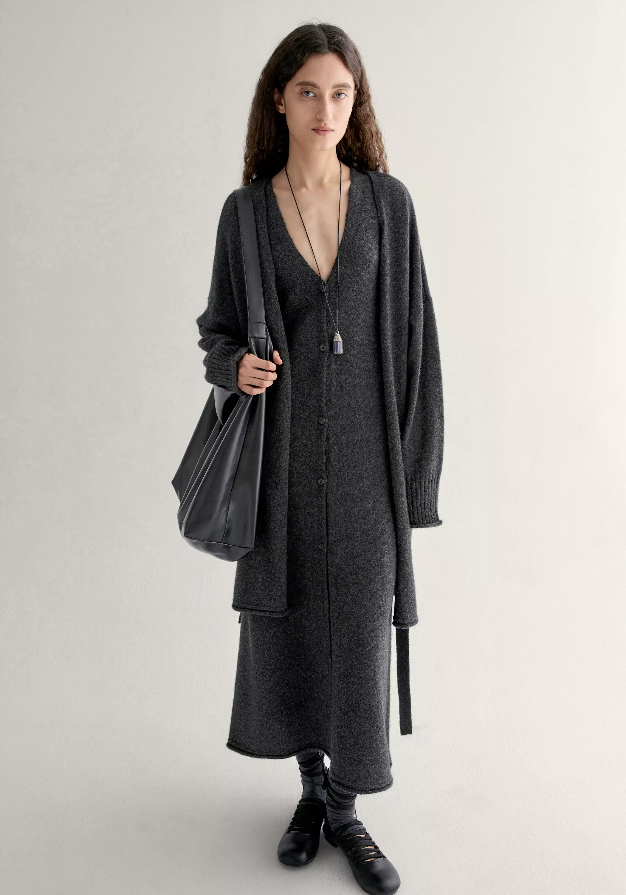 Yak Wool Knitted Cardigan - Image 13