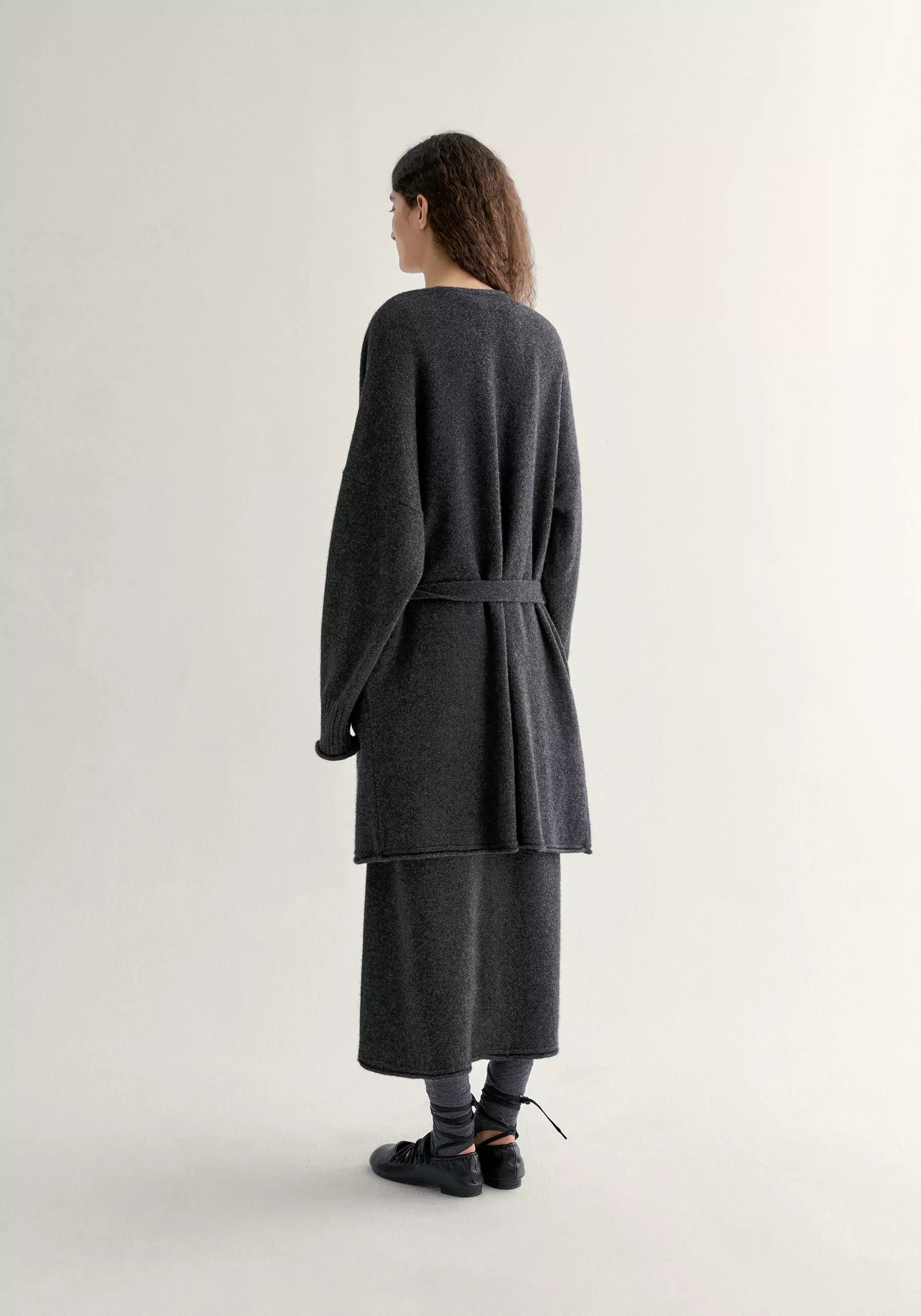 Yak Wool Knitted Cardigan - Image 14