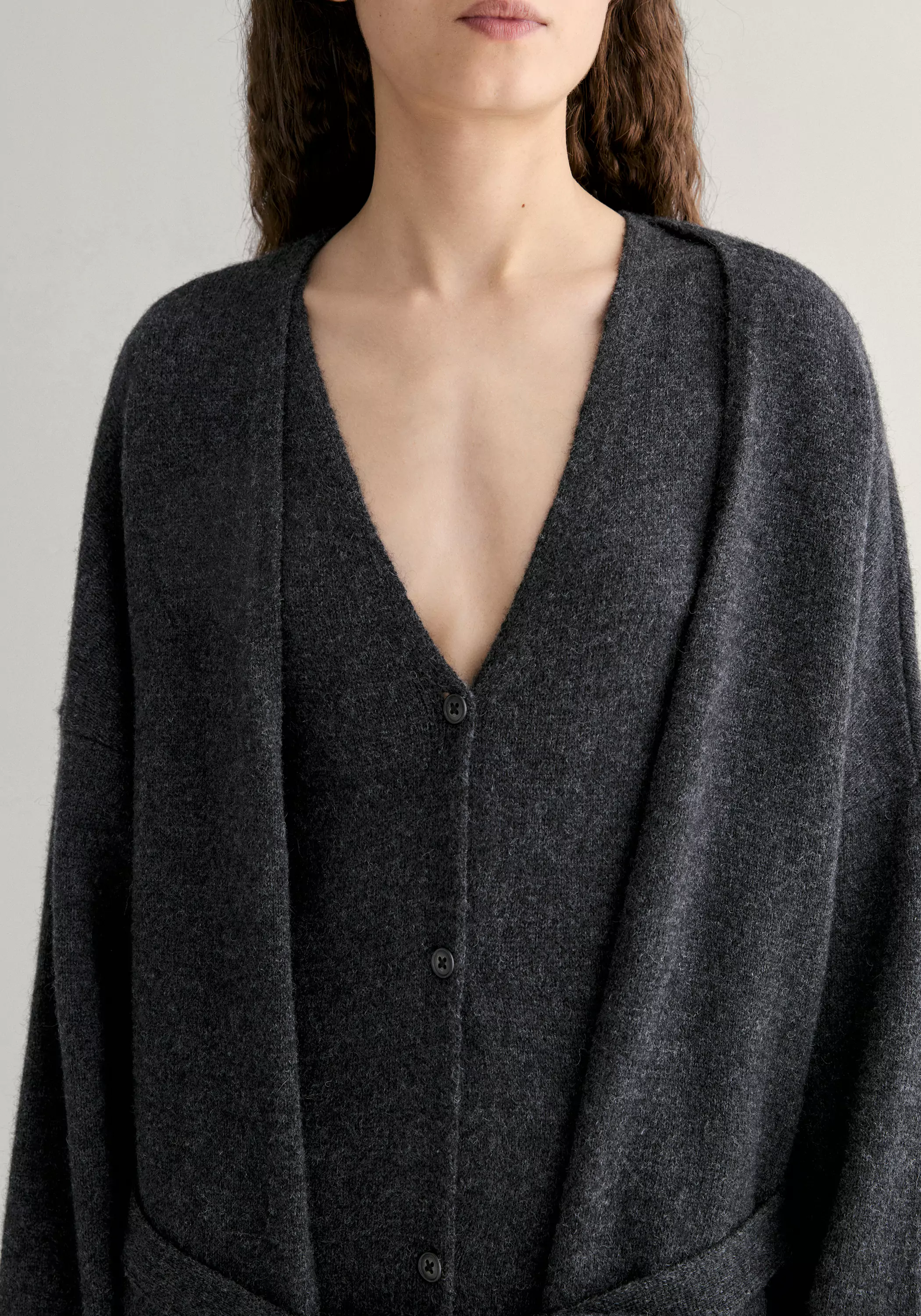 Yak Wool Knitted Cardigan - Image 16