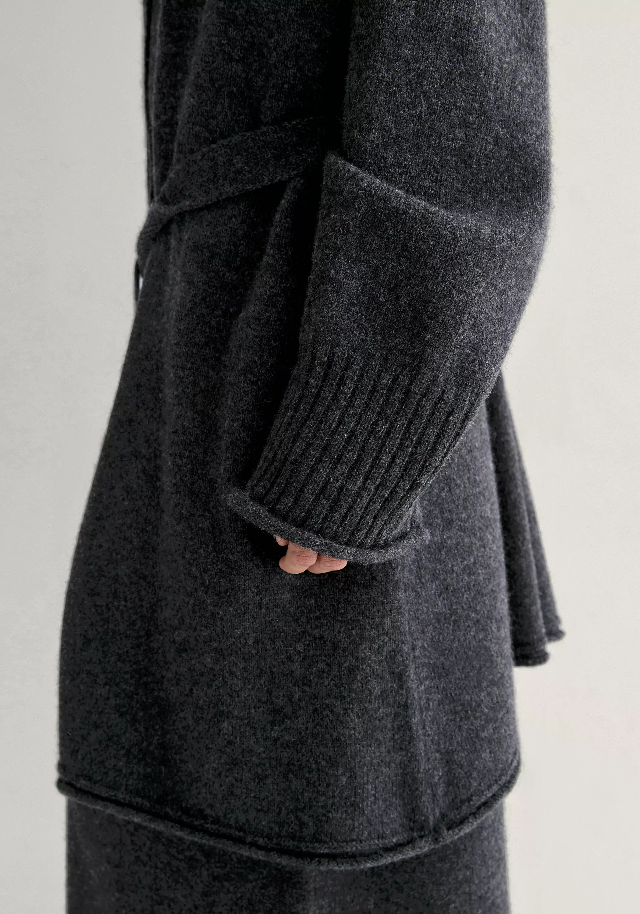 Yak Wool Knitted Cardigan - Image 19