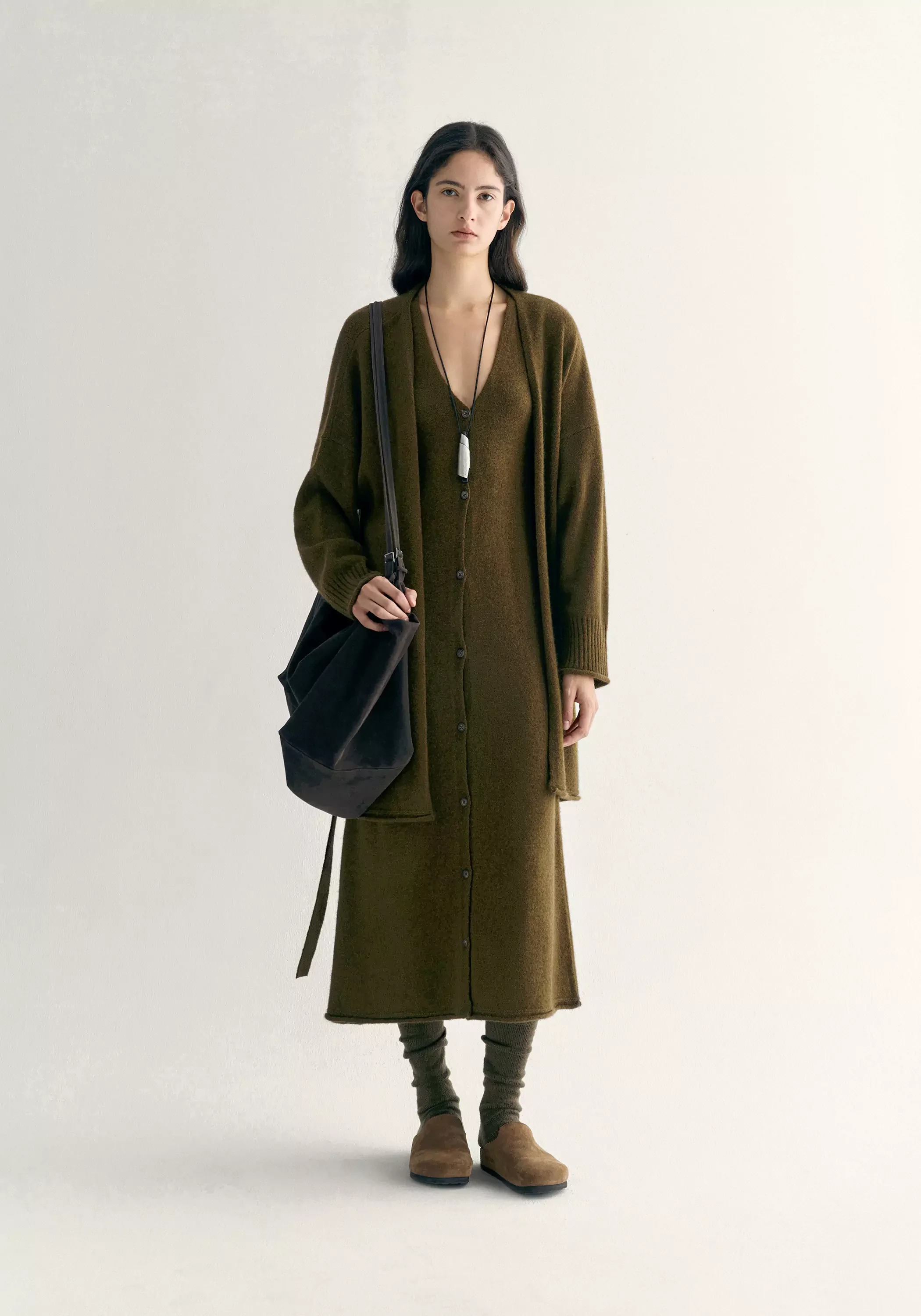 Yak Wool Knitted Cardigan - Image 2