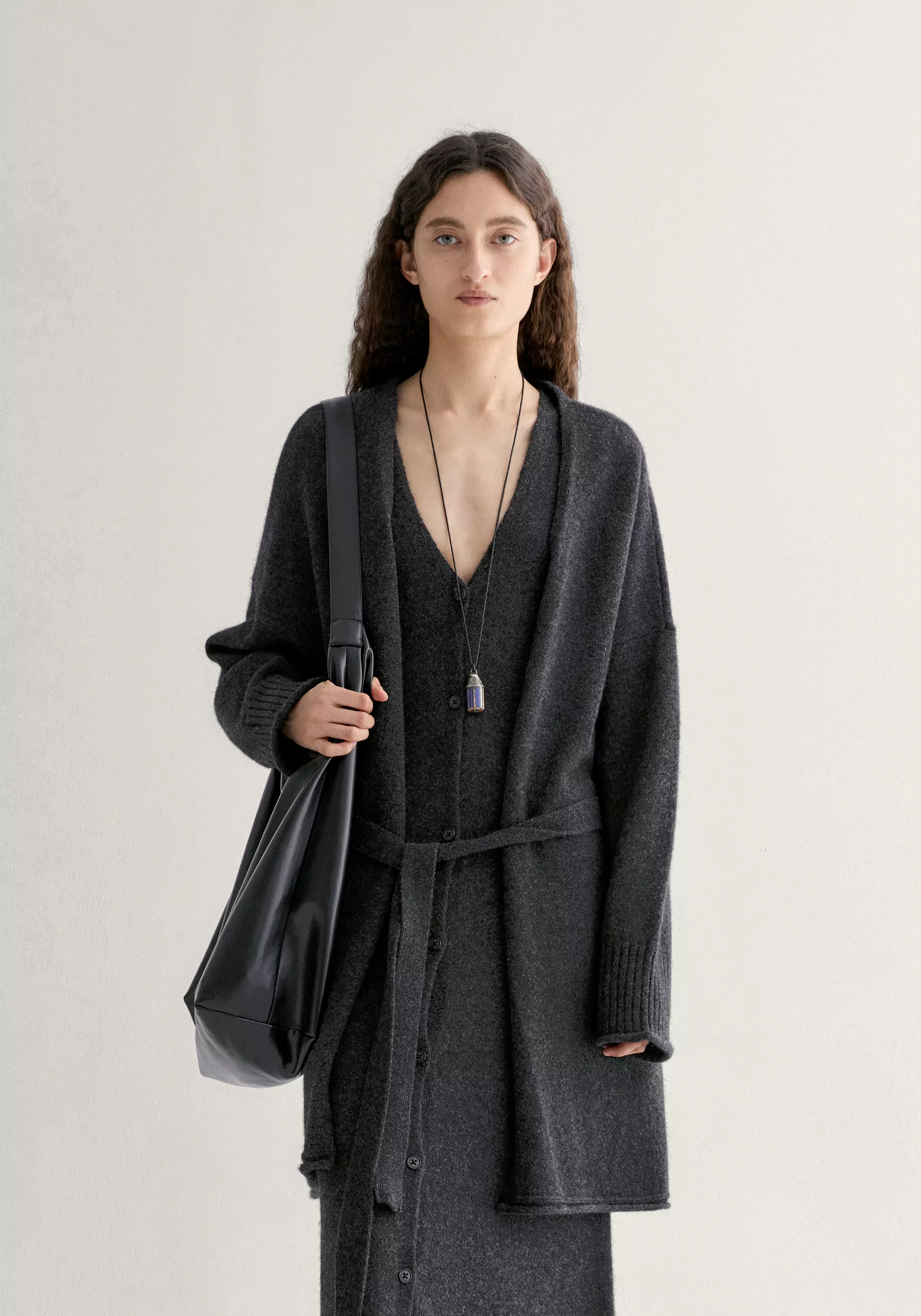 Yak Wool Knitted Cardigan - Image 3