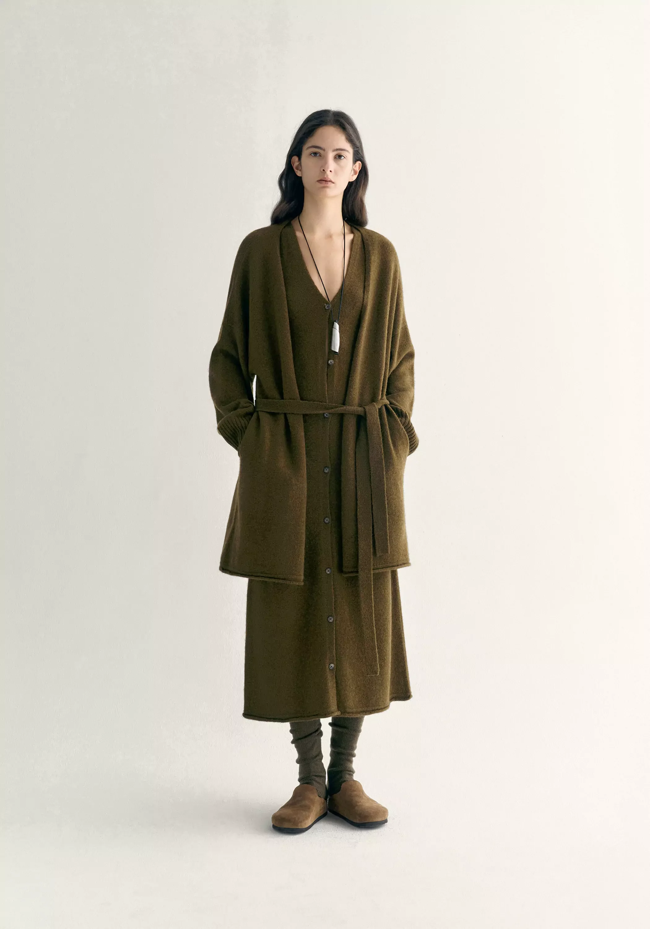 Yak Wool Knitted Cardigan - Image 4