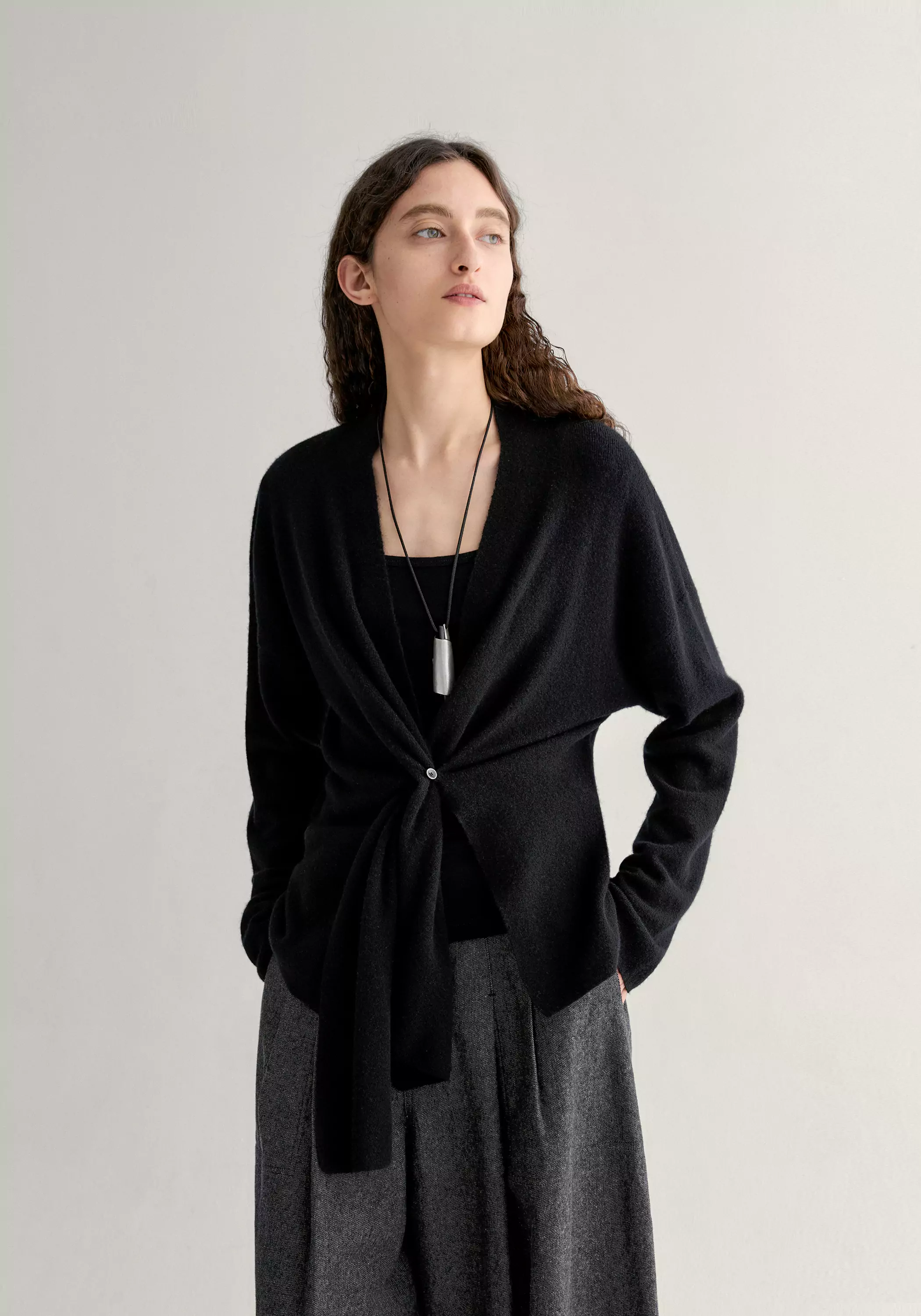 Twist-knot Knitted Cardigan - Image 3