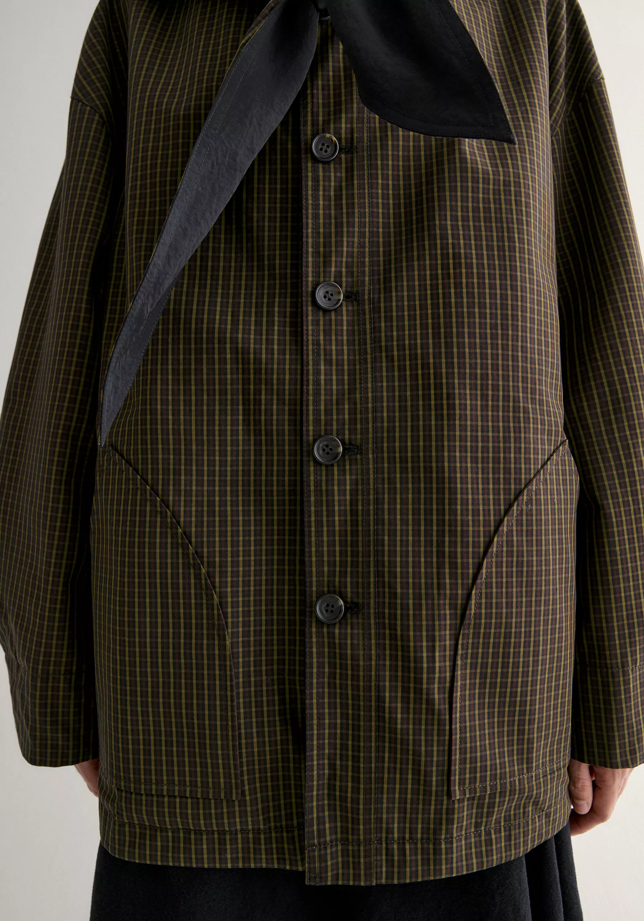 Two-way Scarf Jacket - Image 11