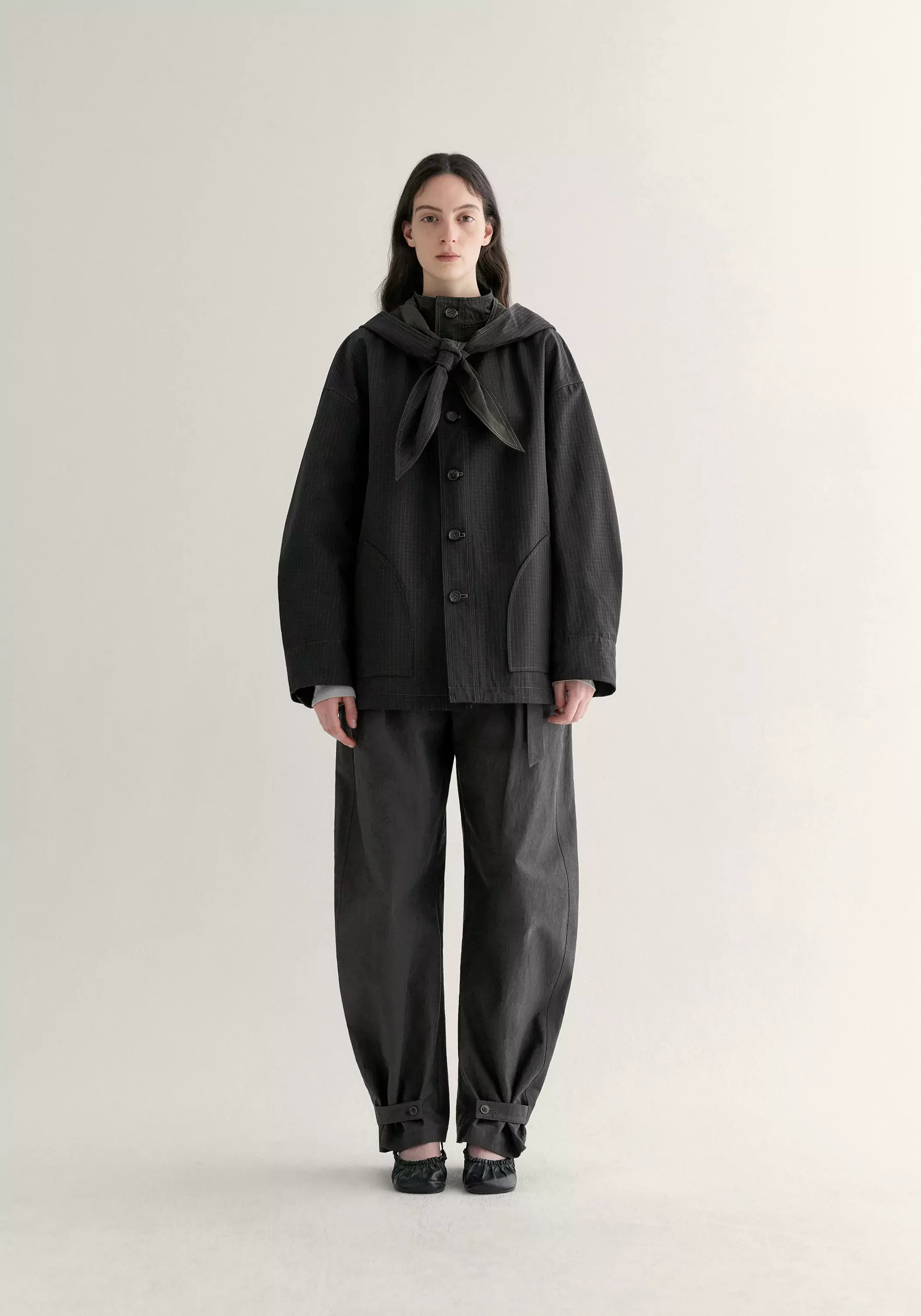 Two-way Scarf Jacket - Image 16