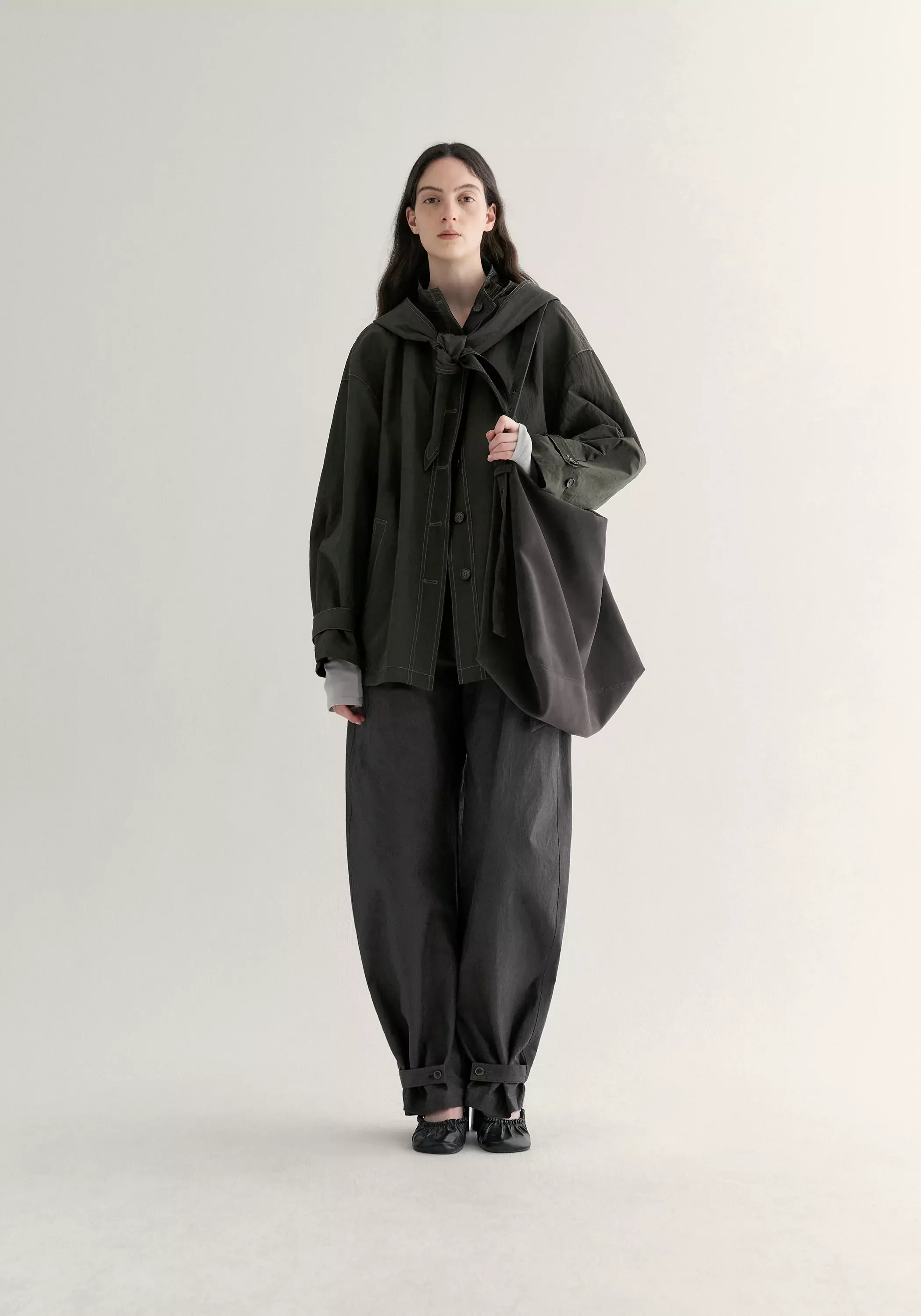 Two-way Scarf Jacket - Image 17