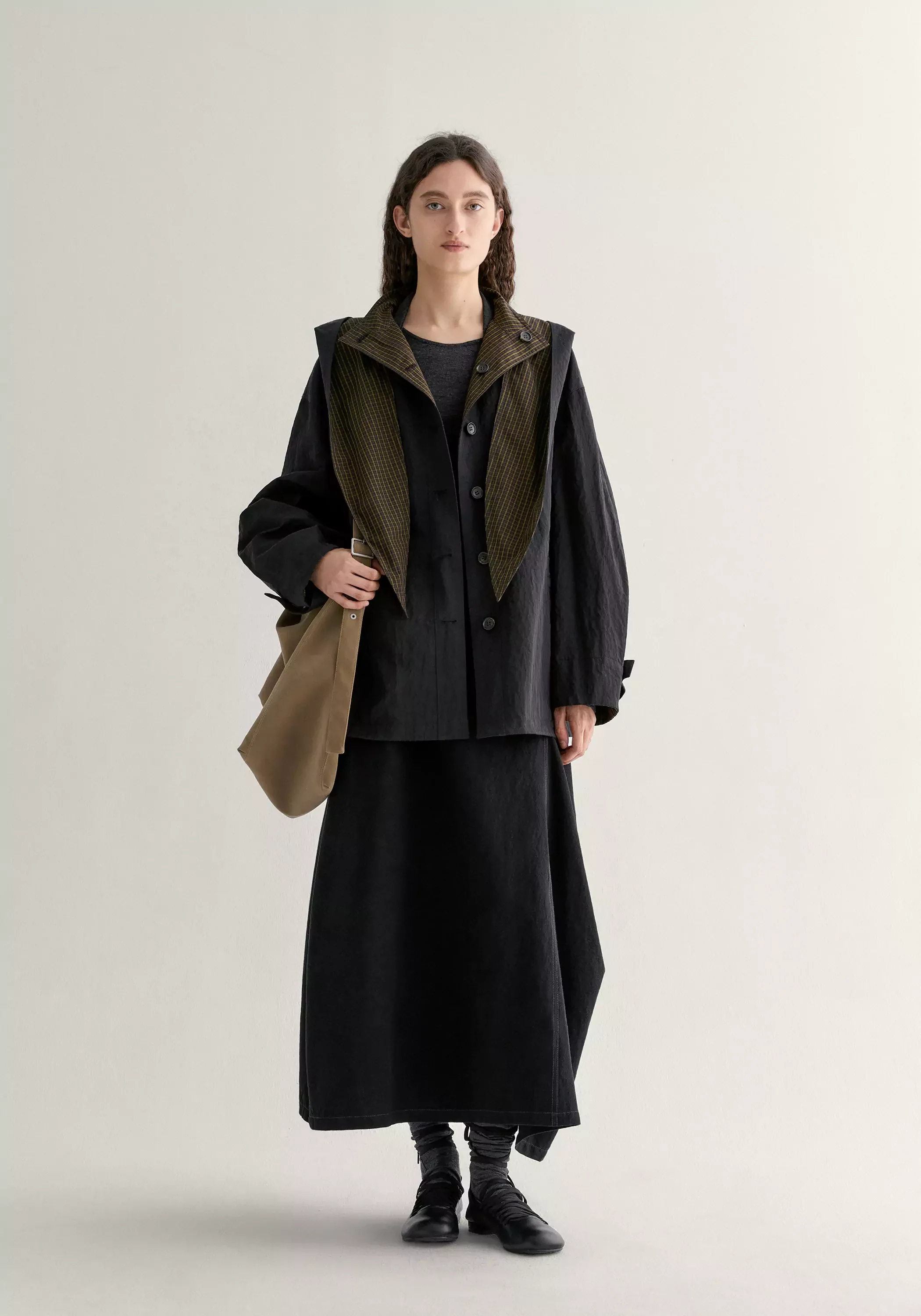 Two-way Scarf Jacket - Image 4