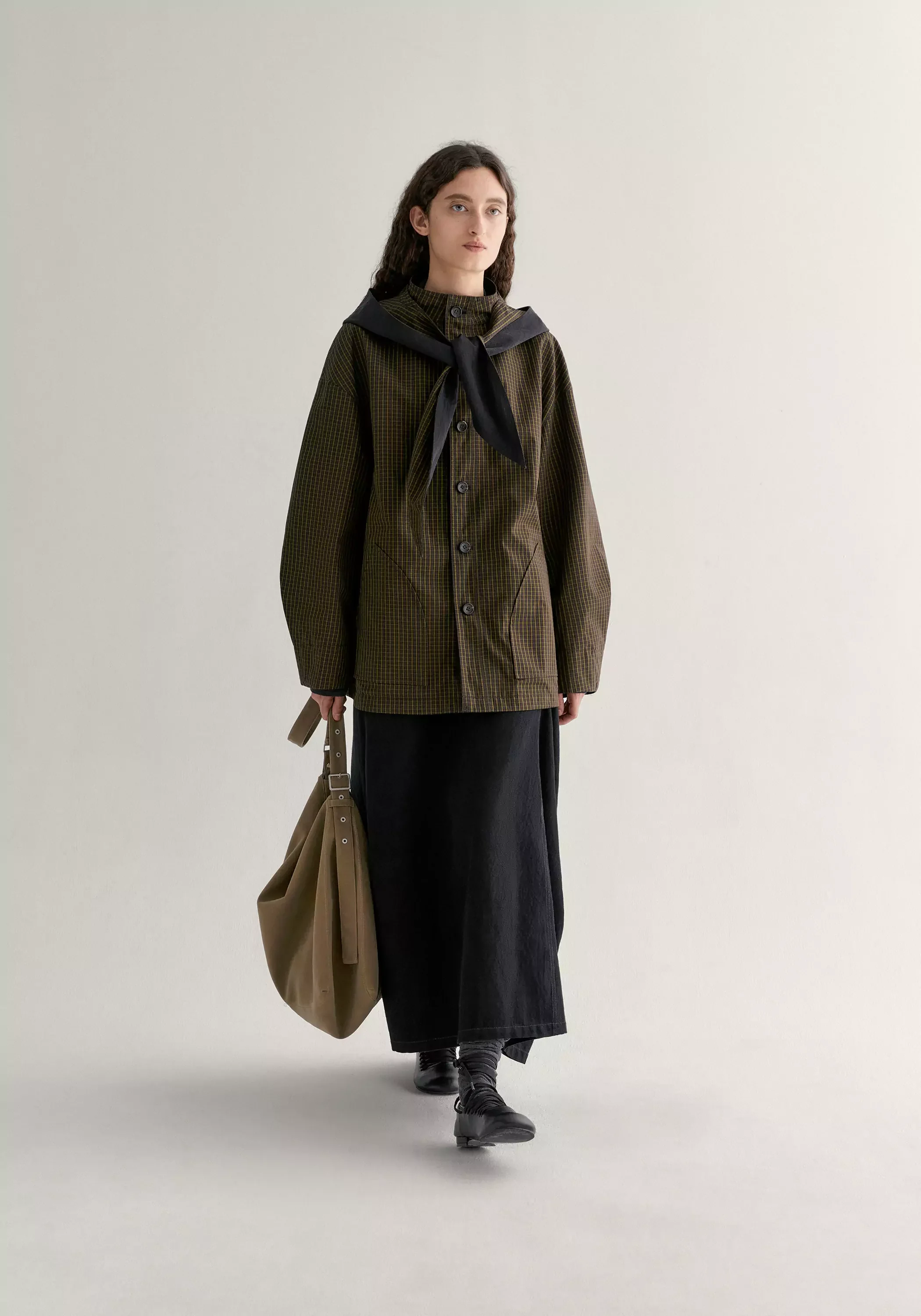 Two-way Scarf Jacket - Image 5