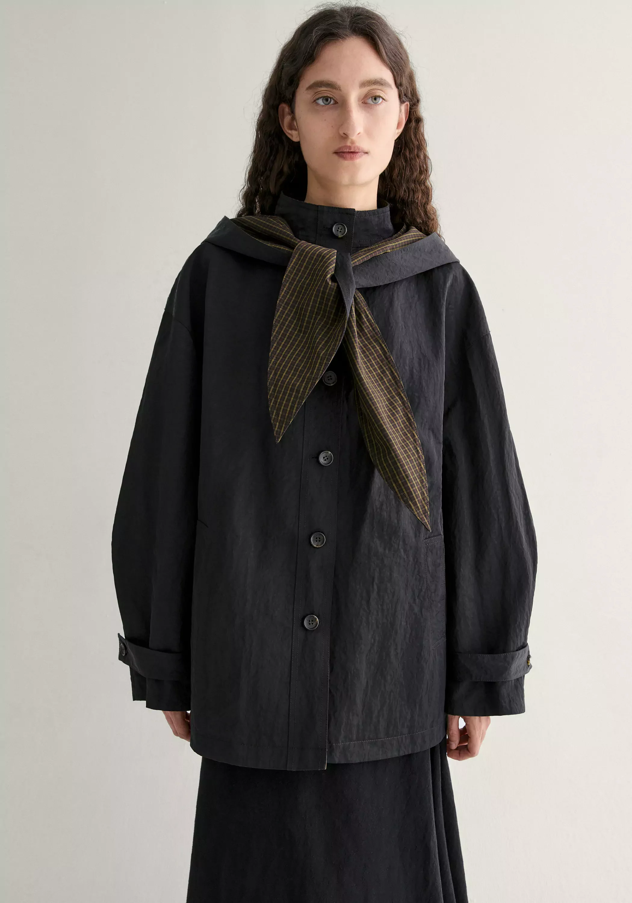 Two-way Scarf Jacket - Image 7