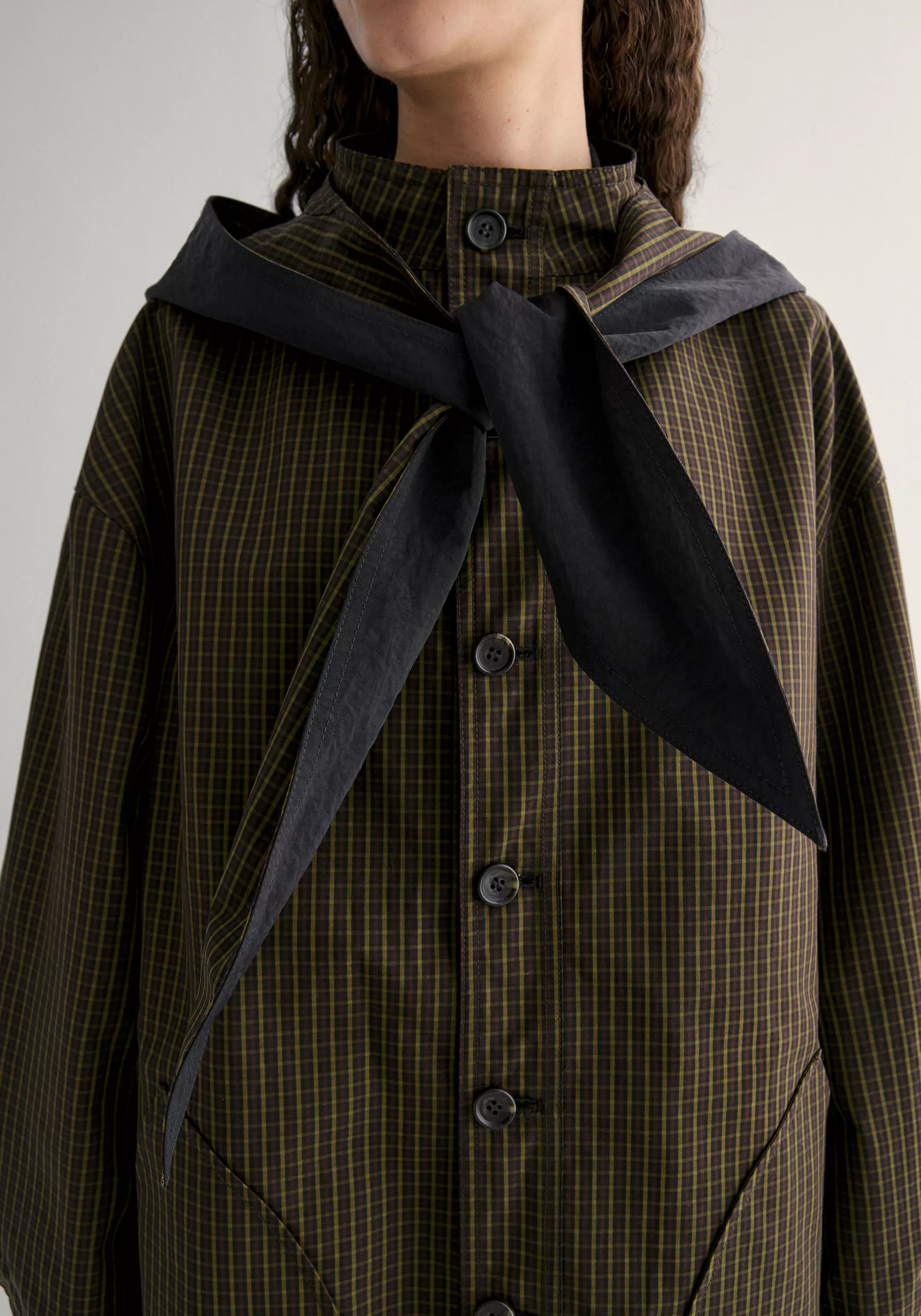 Two-way Scarf Jacket - Image 9