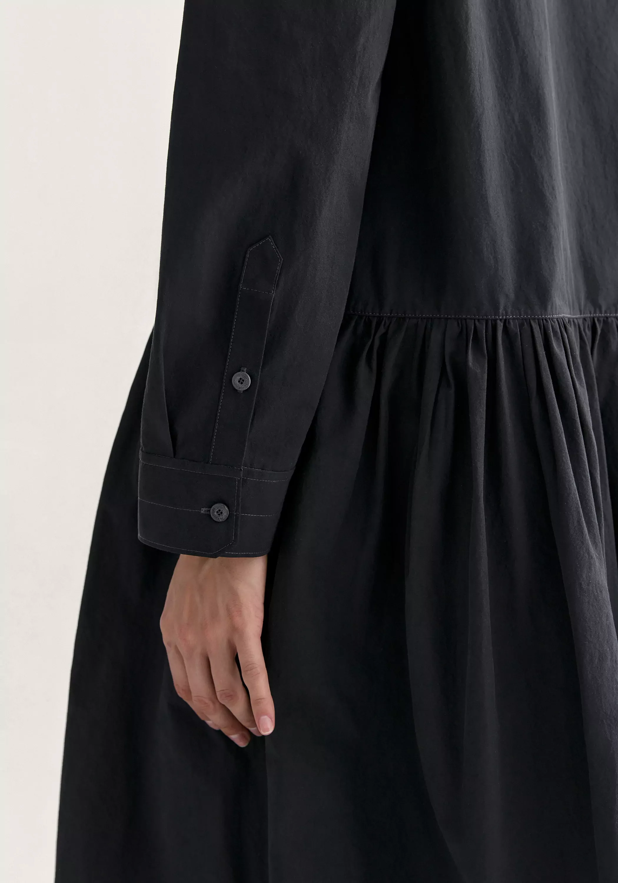 Cowl Neck Ruched Dress - Image 15
