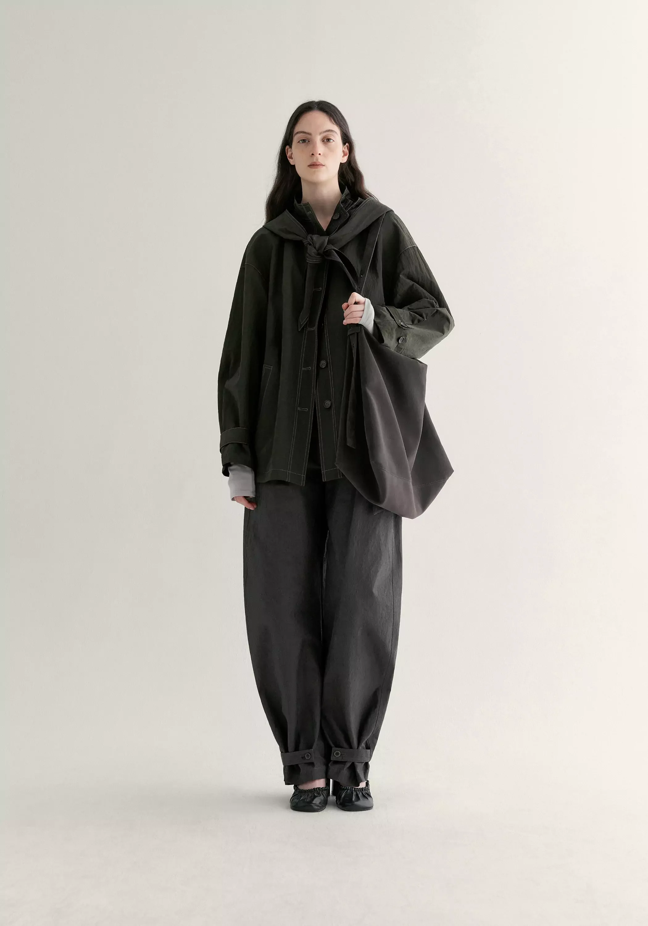 Belted Curved Joggers - Image 10