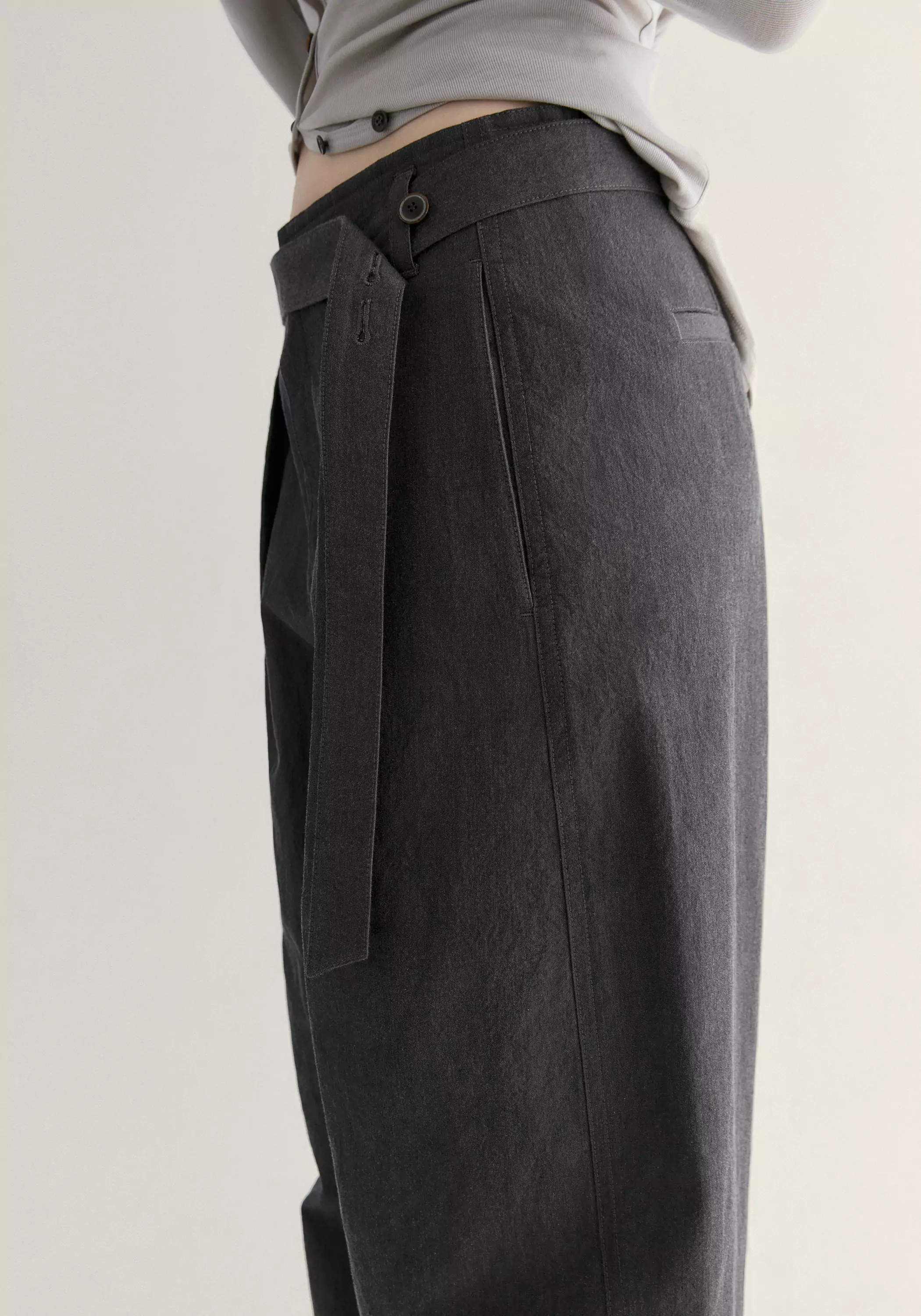 Belted Curved Joggers - Image 16