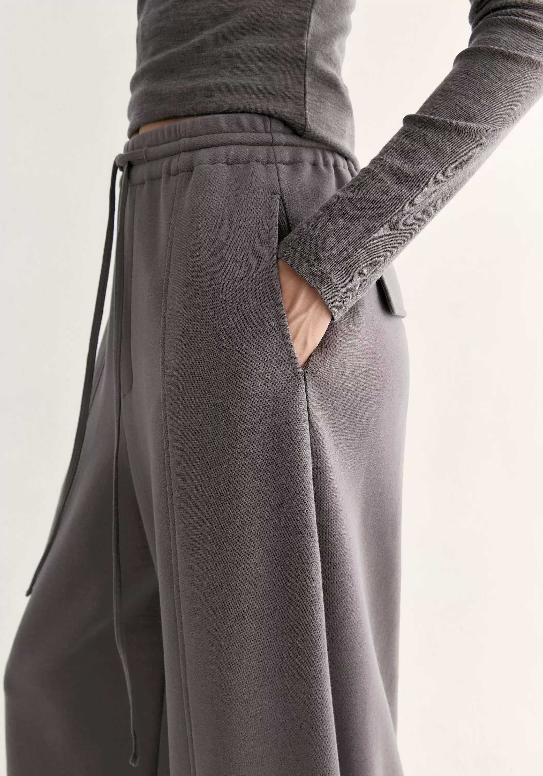 Drawstring Cotton Pants - Image 11