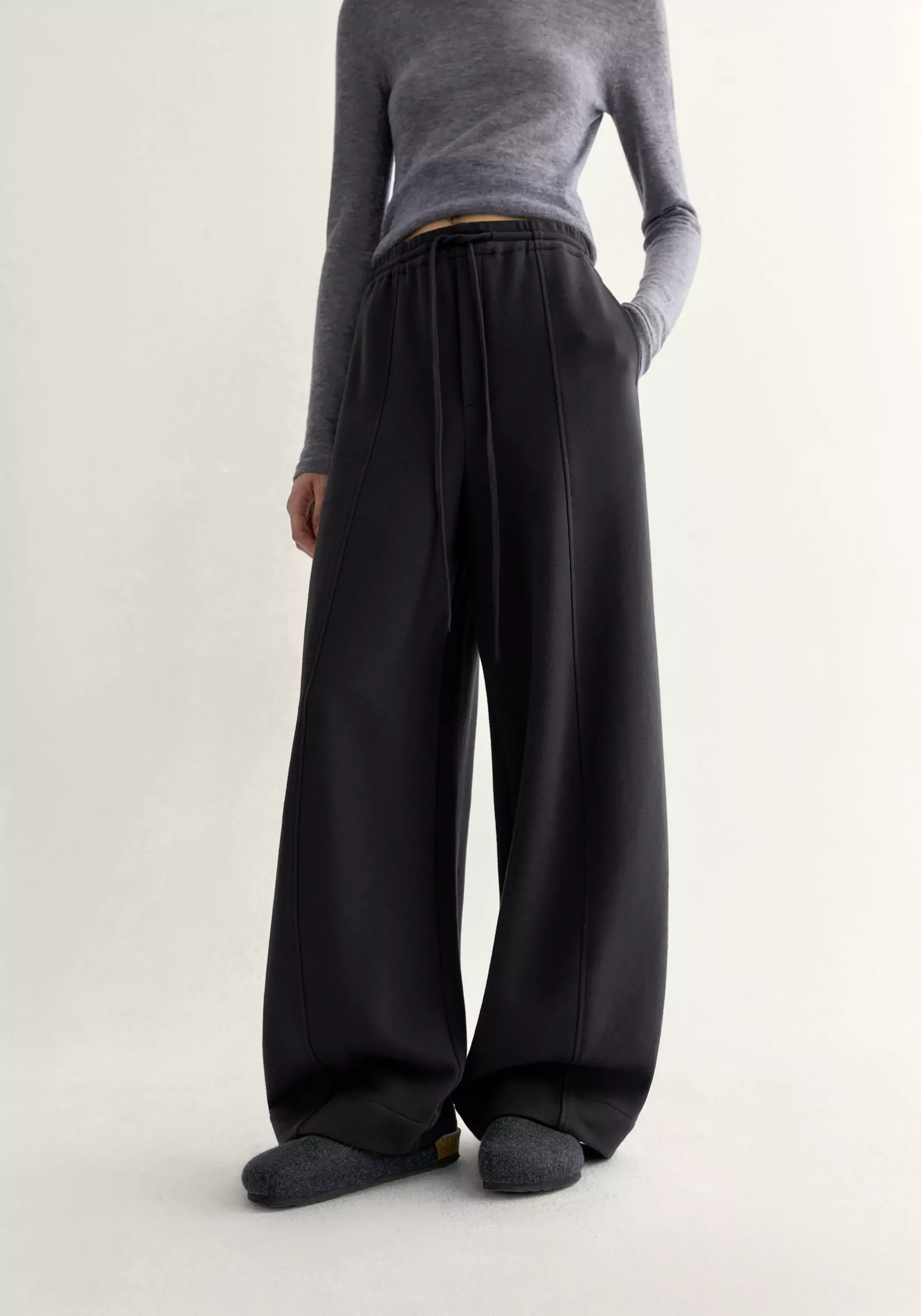 Drawstring Cotton Pants - Image 15