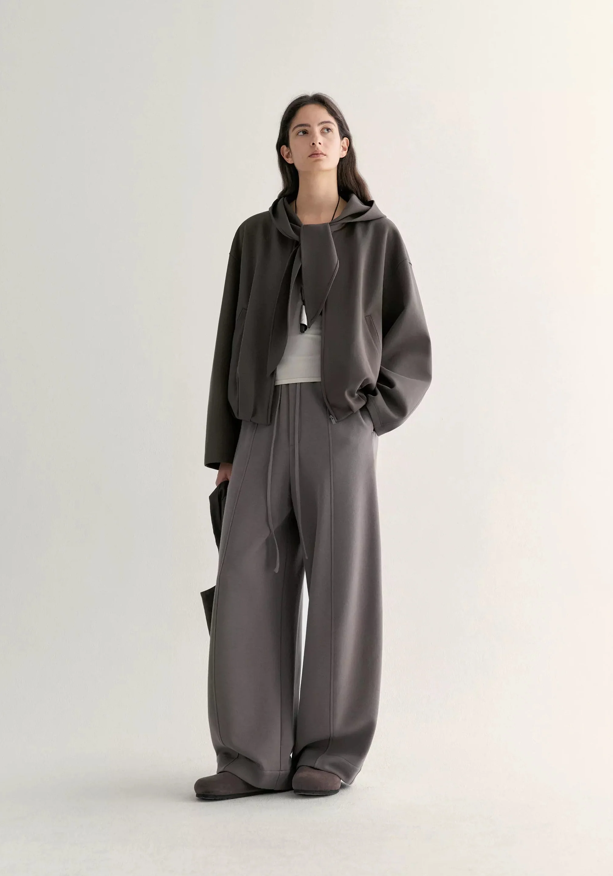 Drawstring Cotton Pants - Image 2